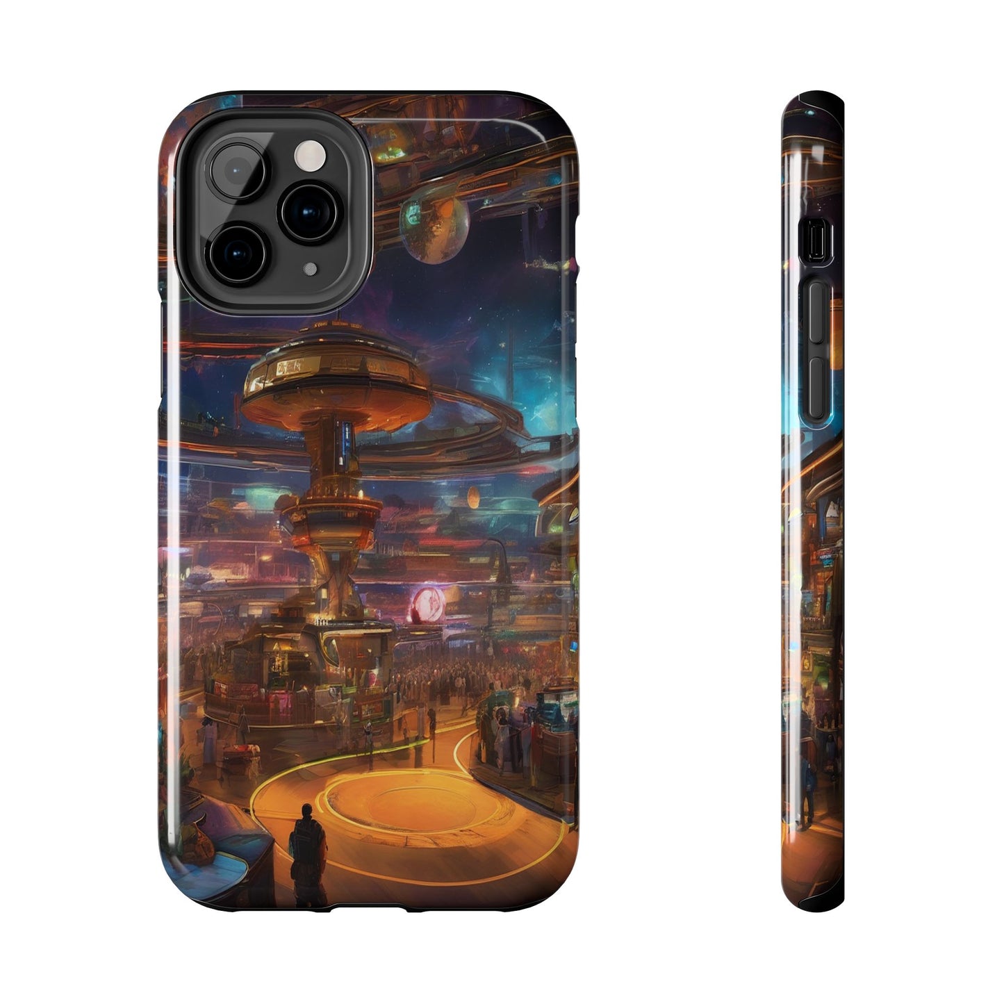Tough Phone Case - 2-Piece Impact-Resistant Glossy Shield