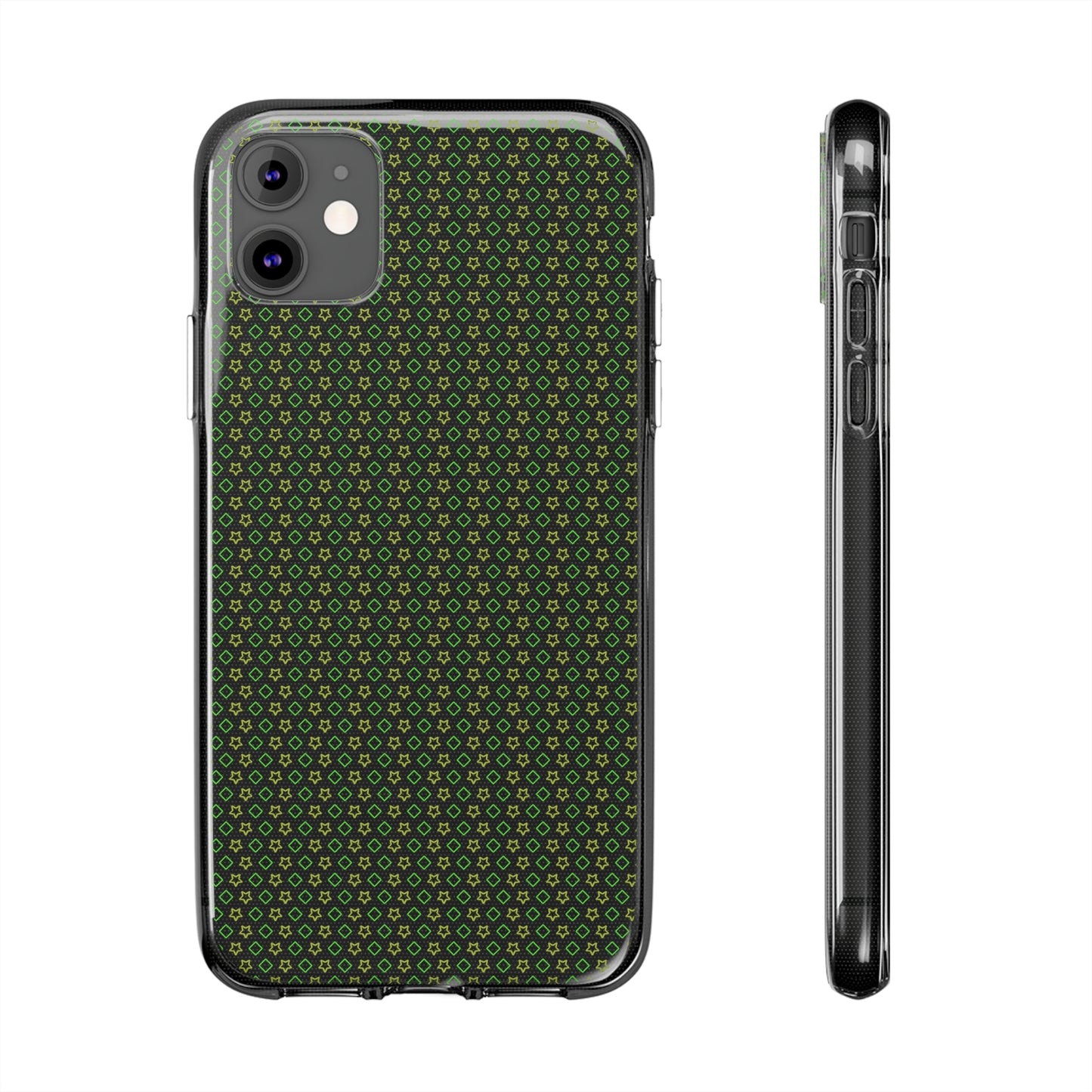 Clear Silicone Phone Case Slim Flexible Open-Port Design