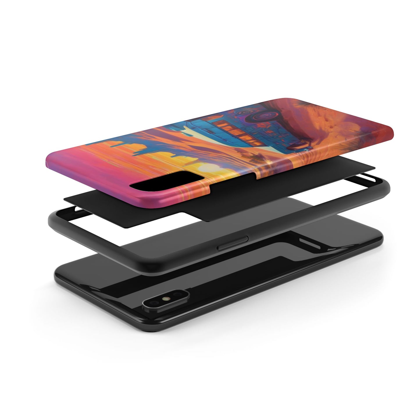 Neon Tough Phone Case - 2-Piece Armor for iPhone & Samsung
