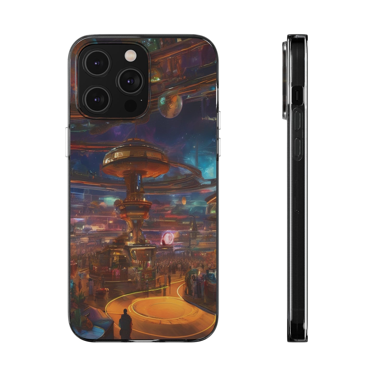 Clear Silicone Phone Case - Slim, Durable, Open-Port Design
