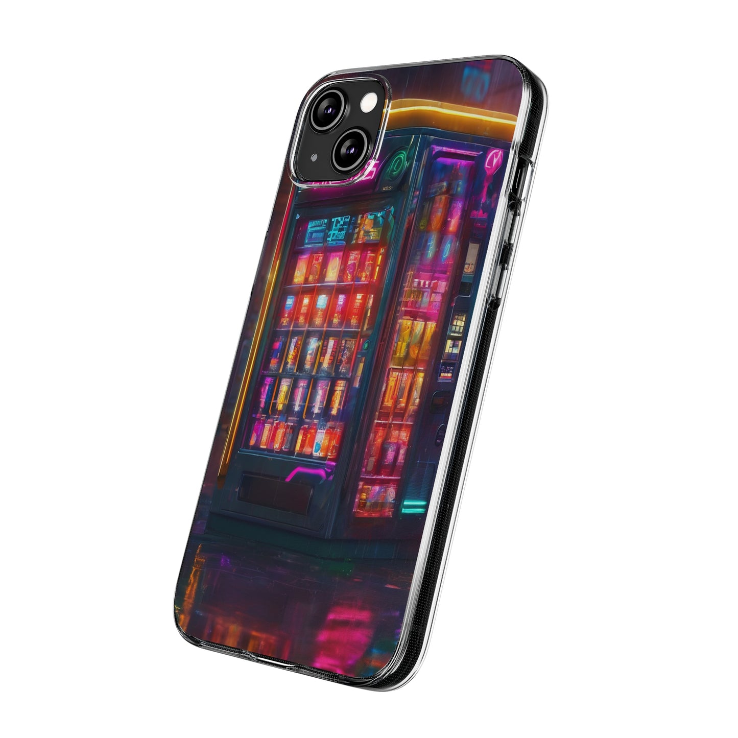 Neon Clear Silicone Phone Case - Slim & Flexible Protection