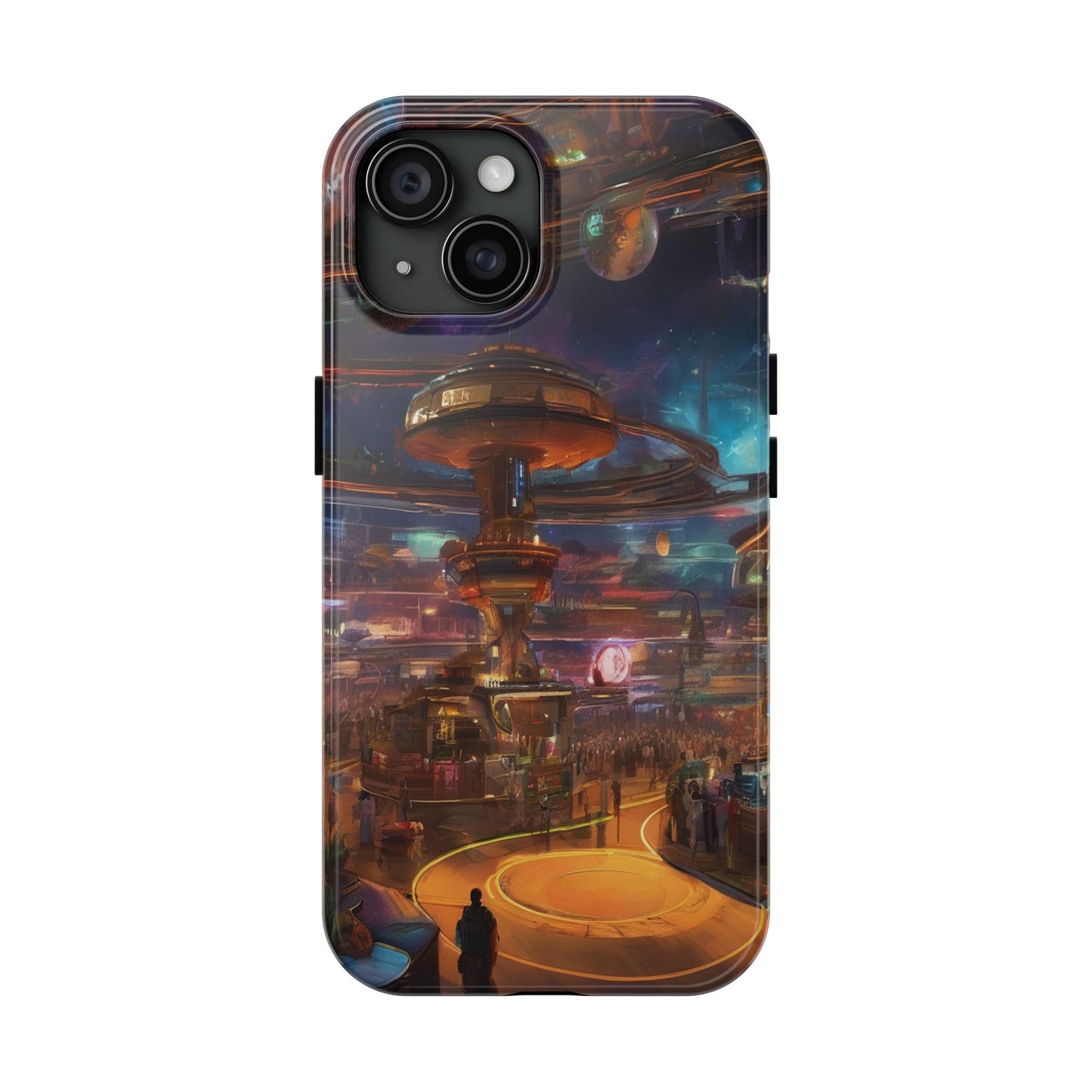 Tough Phone Case - 2-Piece Impact-Resistant Glossy Shield