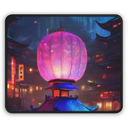 Custom Neon Gaming Mouse Pad 9x7, Neoprene with Stitched Edges