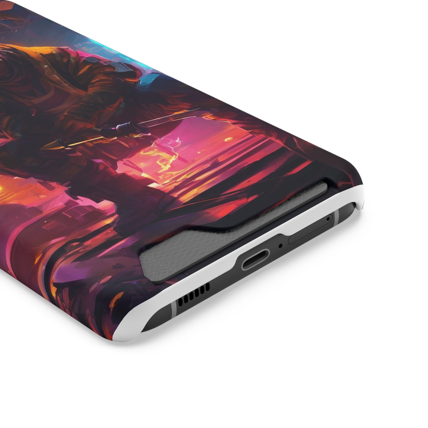 MagSafe Phone Case with Card Holder - Impact-Resistant Polycarbonate