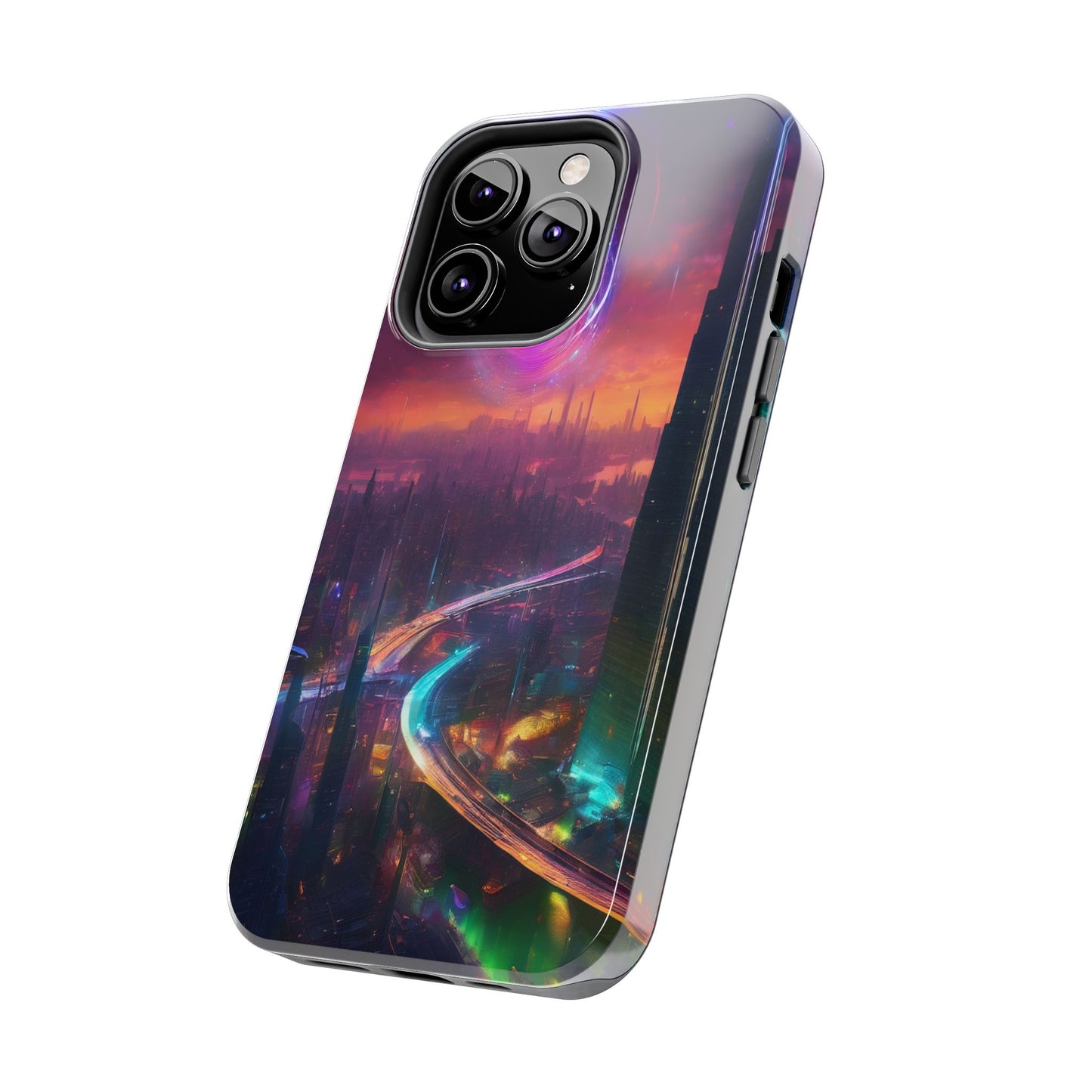 Tough Phone Case – Shockproof TPU/Polycarbonate for iPhone & Samsung