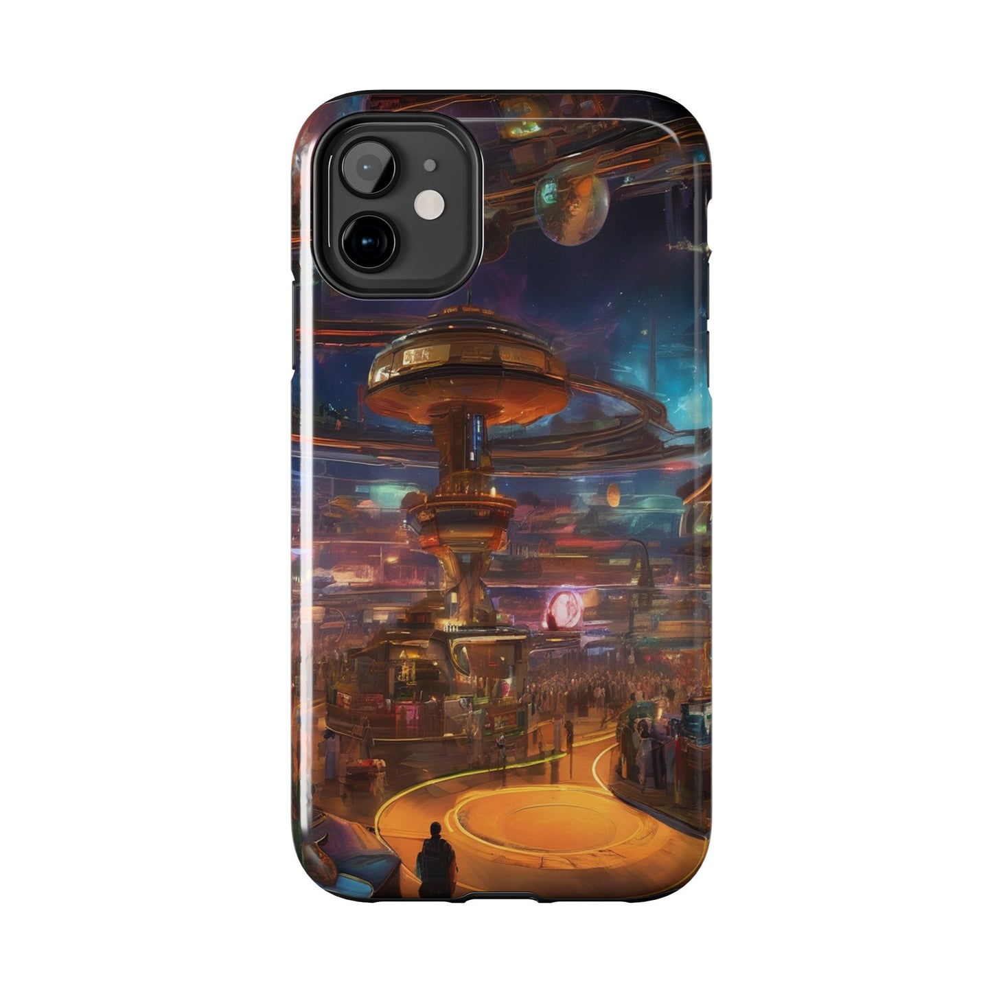 Tough Phone Case - 2-Piece Impact-Resistant Glossy Shield