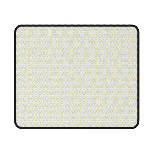 Non-Slip Gaming Mouse Pad - Polyester Surface, Anti-Fray Edges