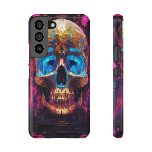 Neon Phone Case with Card Holder - MagSafe Compatible, Glossy/Matte