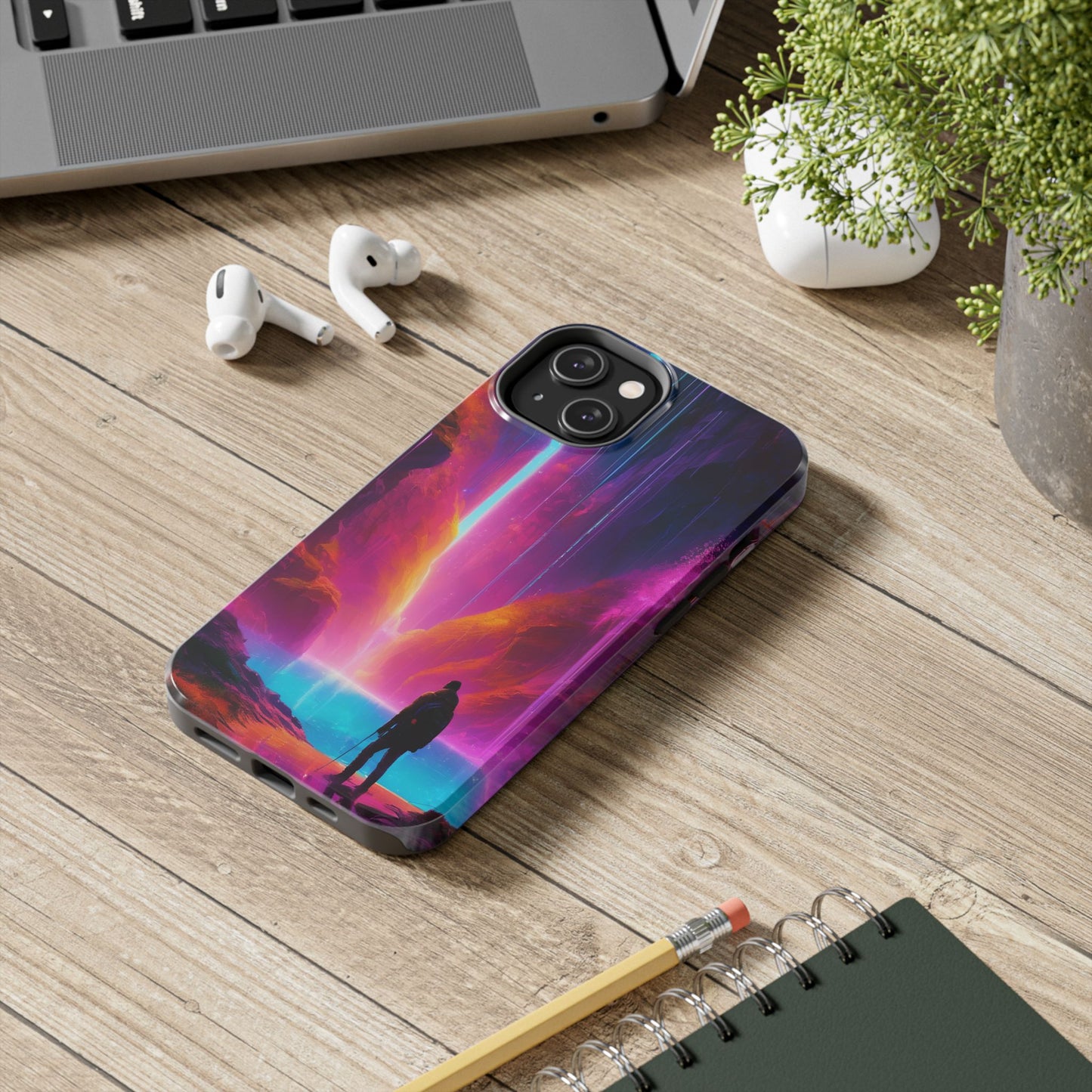 Tough Phone Case with TPU & PC Shell – Shockproof for iPhone/Samsung