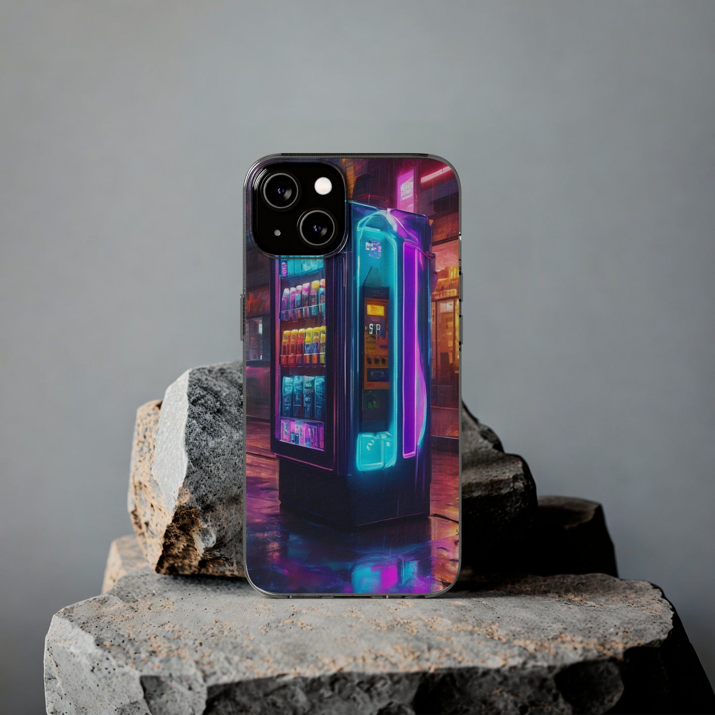 Clear Silicone Phone Case - Slim, Flexible with Open Ports