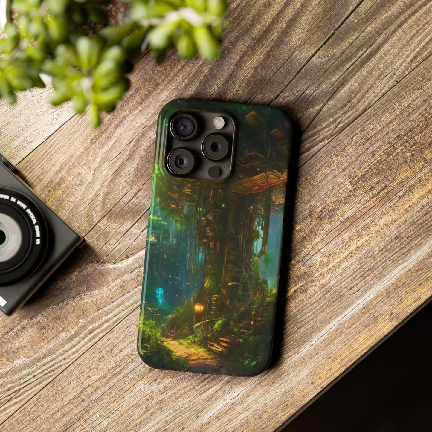 Neon Slim Phone Case for iPhone 16 Glossy Lexan