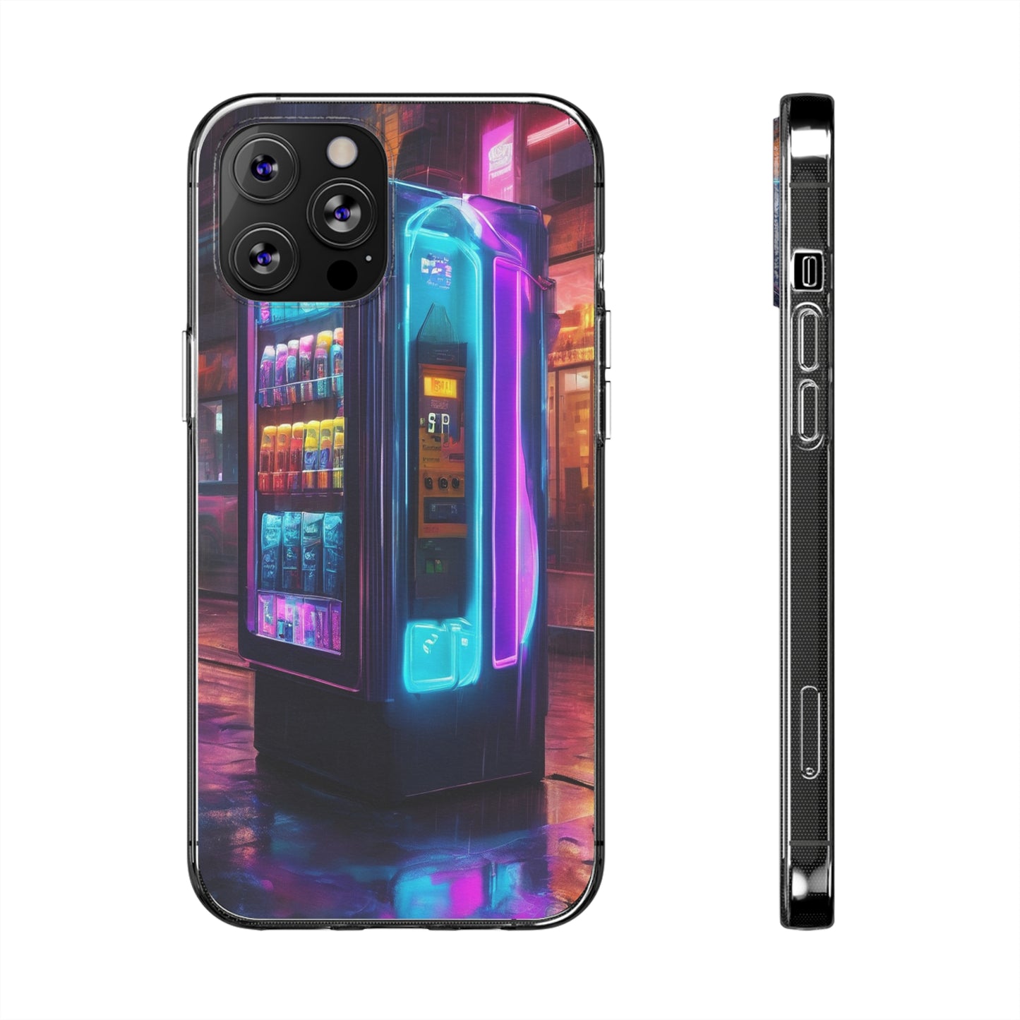 Clear Silicone Phone Case - Slim, Flexible with Open Ports