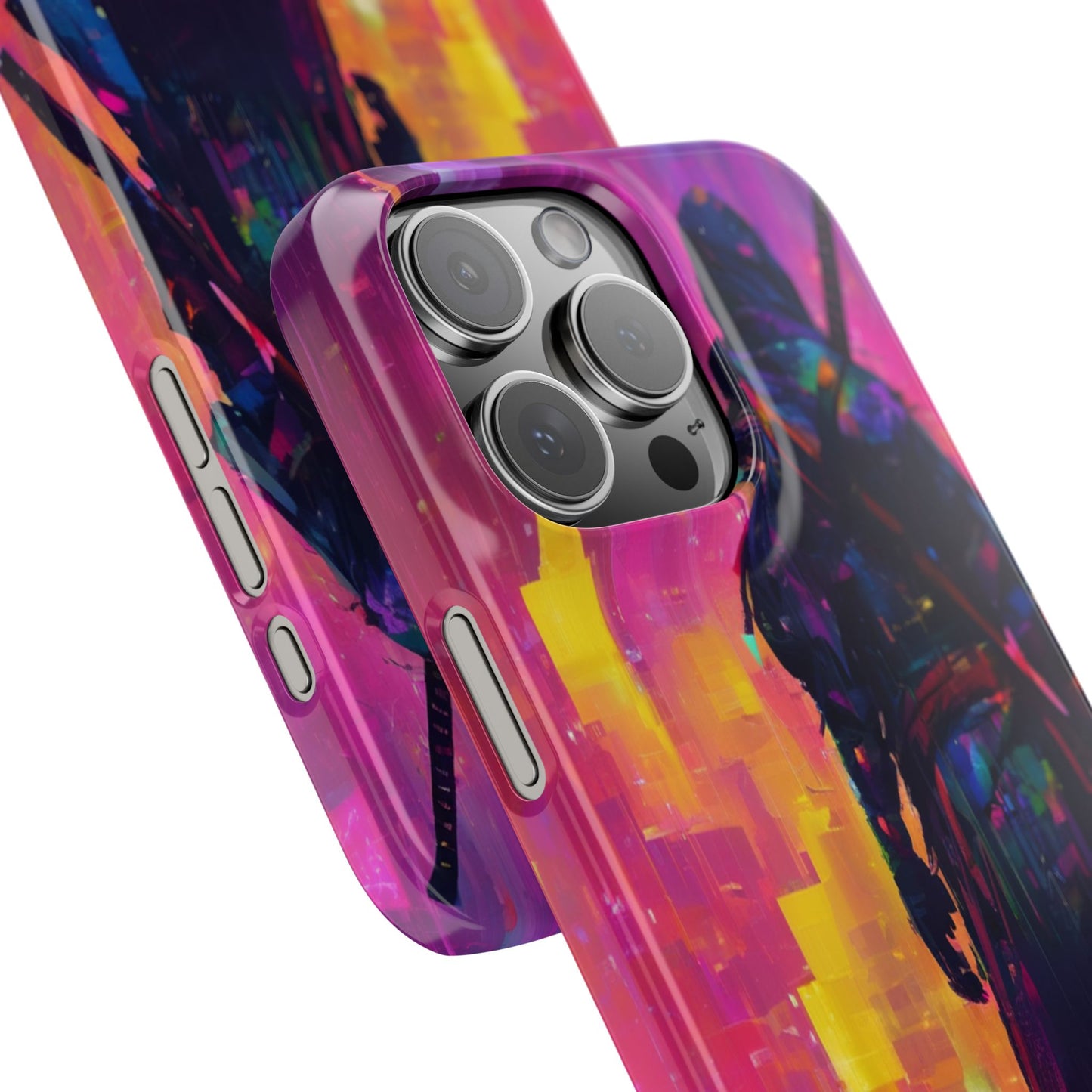 Neon Slim Phone Case for iPhone 16 - Glossy Lexan Finish