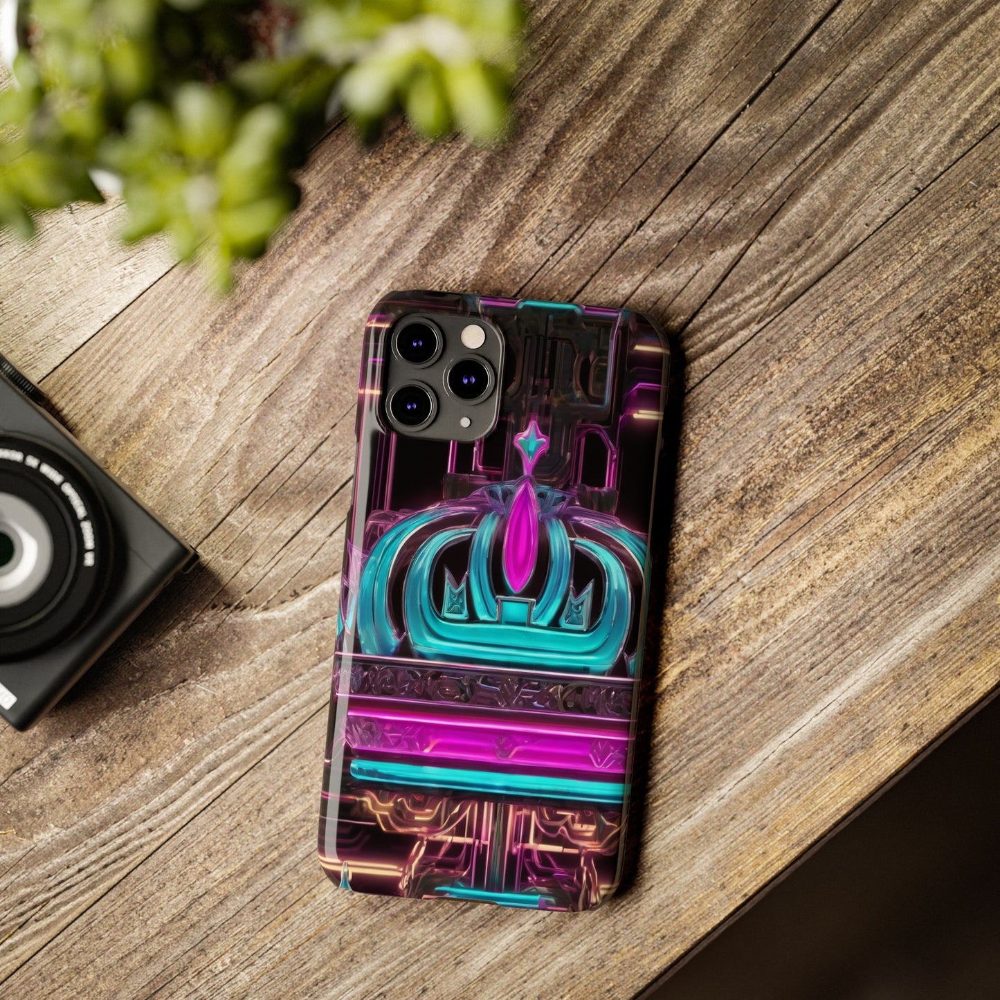 Slim Phone Case for iPhone 16 - Glossy, Lightweight, Impact-Resistant