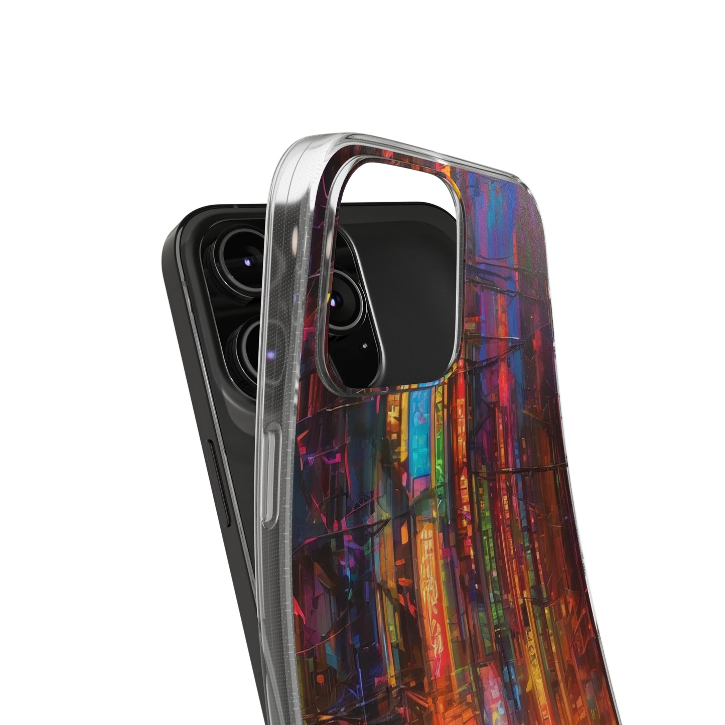 Clear Silicone Phone Case - Slim, Durable, Open-Port Design