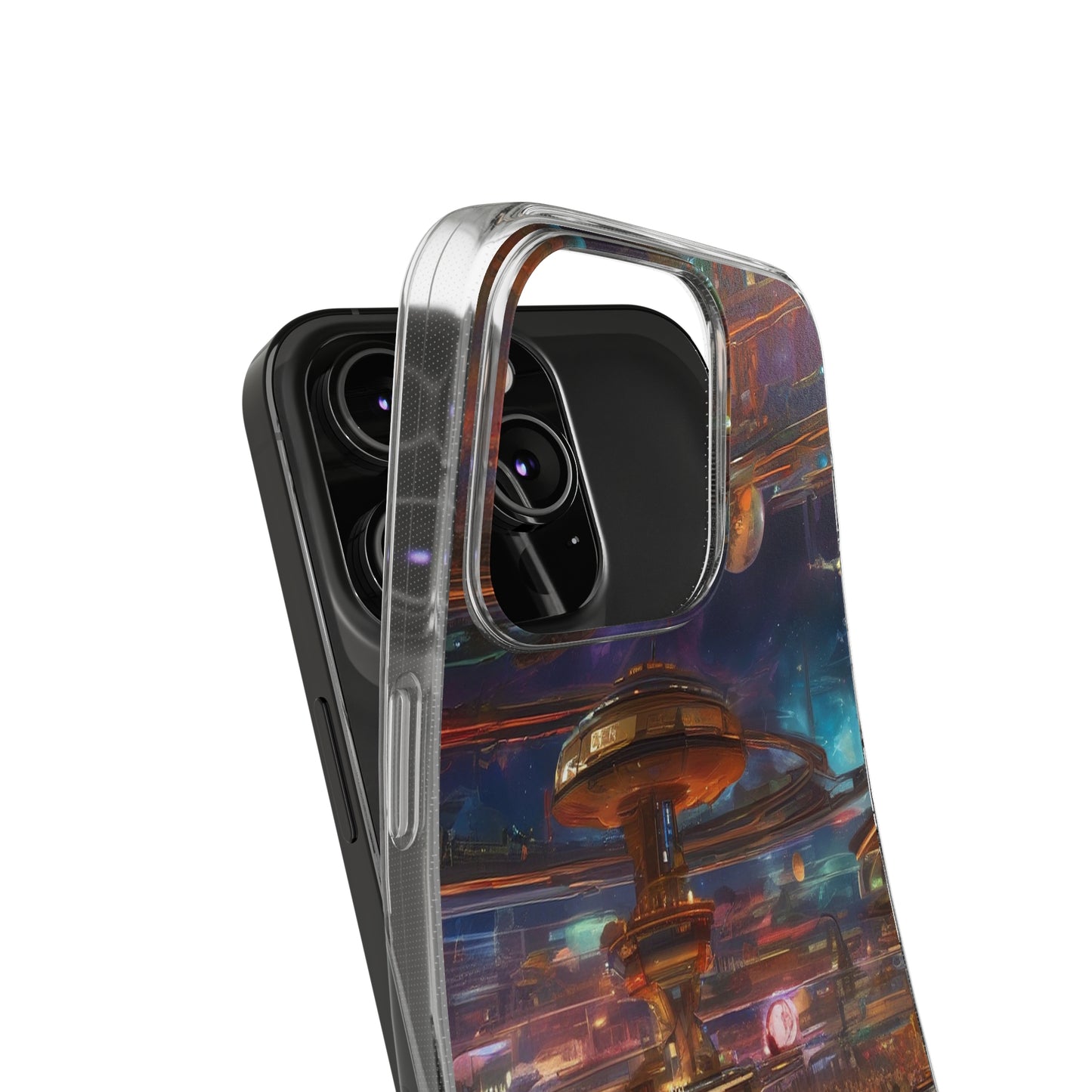 Clear Silicone Phone Case - Slim, Durable, Open-Port Design