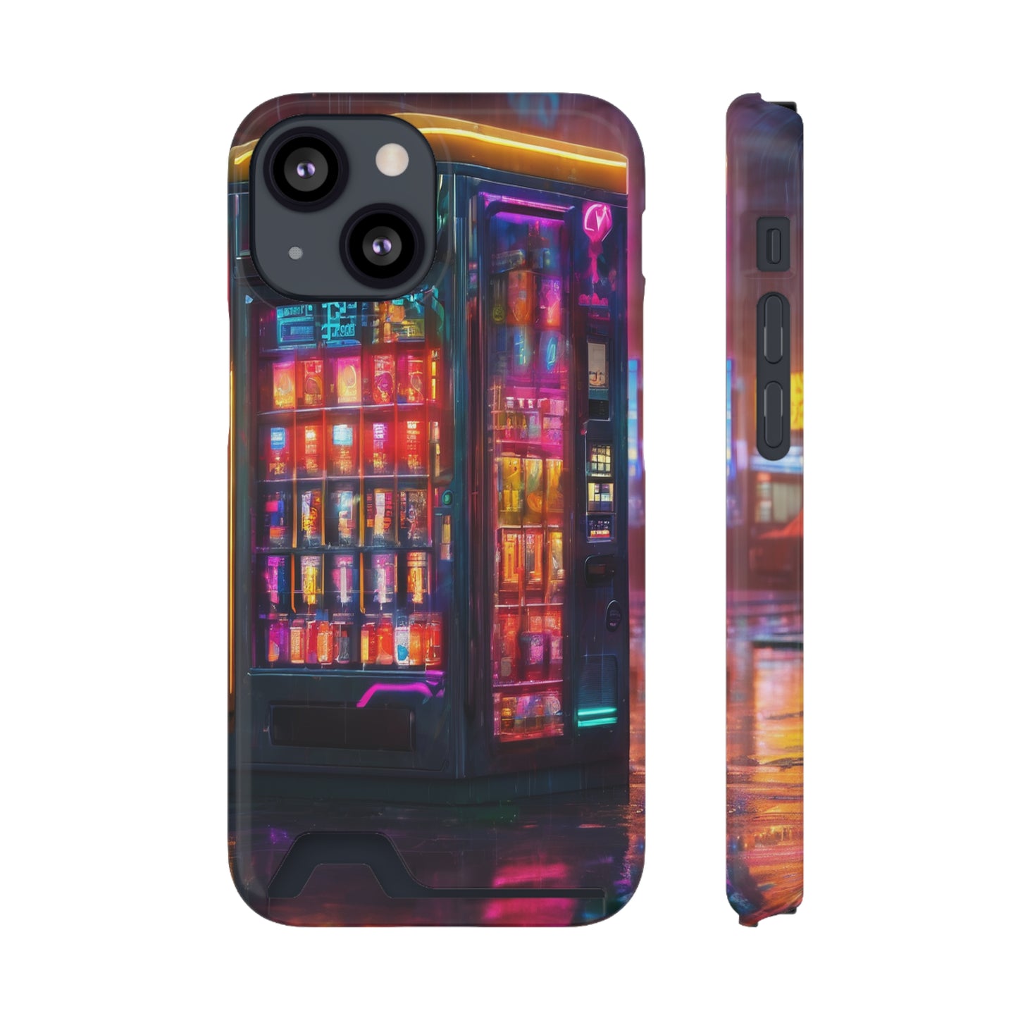 Phone Case with Card Holder - Impact-Resistant Polycarbonate, MagSafe