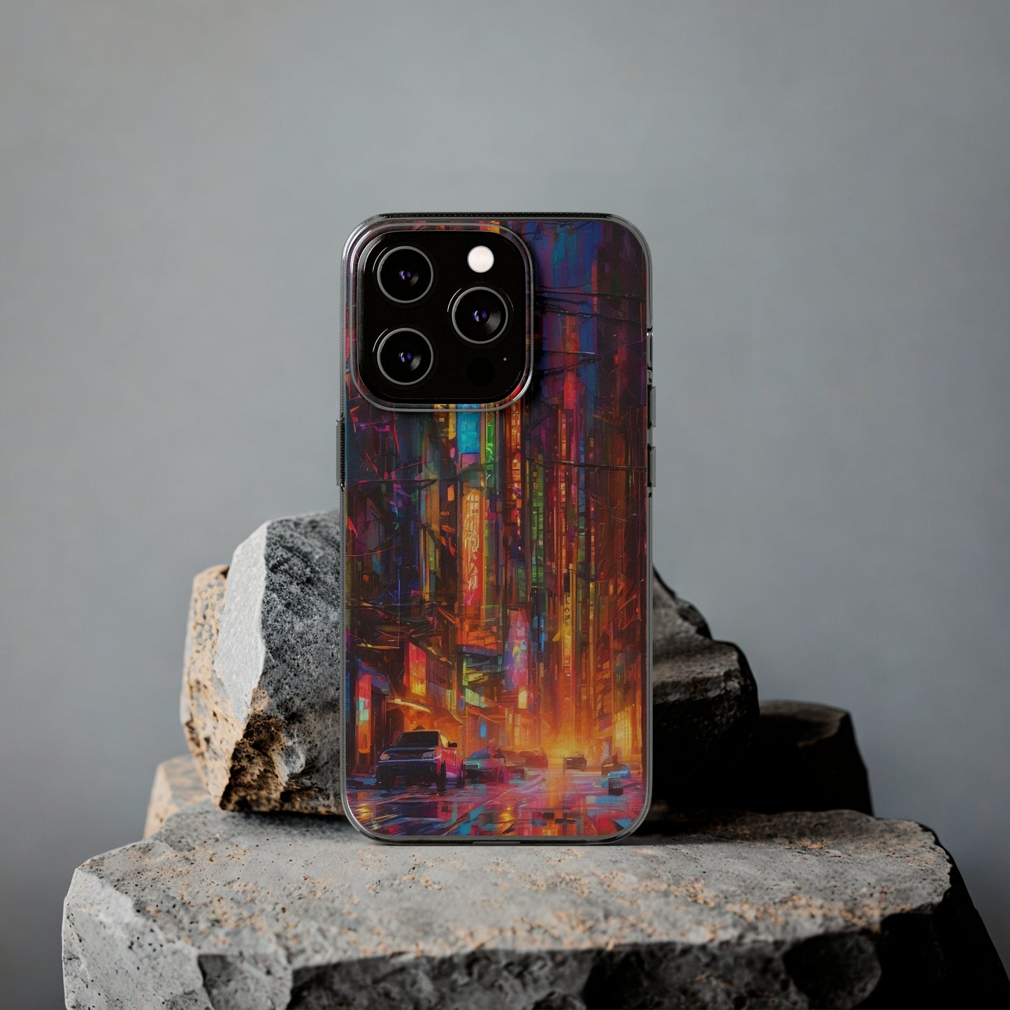 Clear Silicone Phone Case - Slim, Durable, Open-Port Design