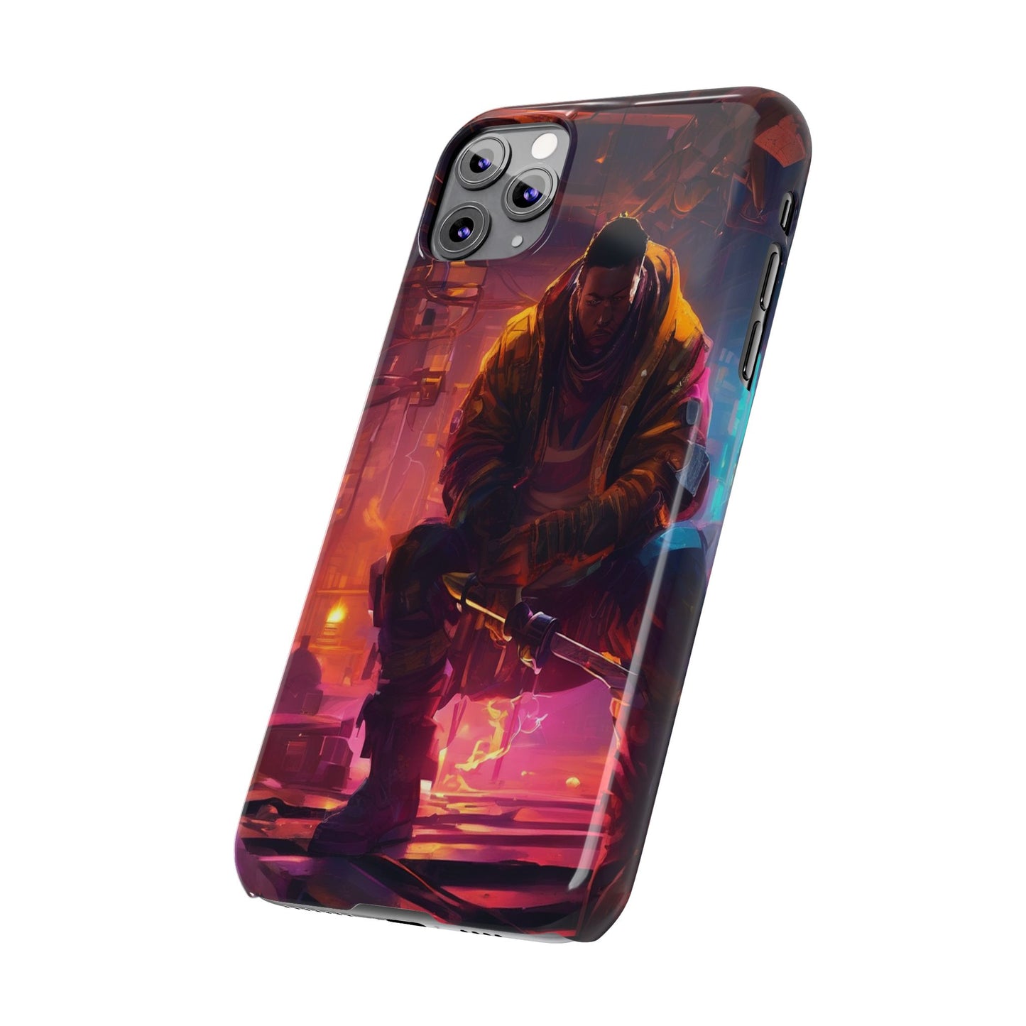Slim Phone Case for iPhone 16 - Ultra-Thin, Glossy PC