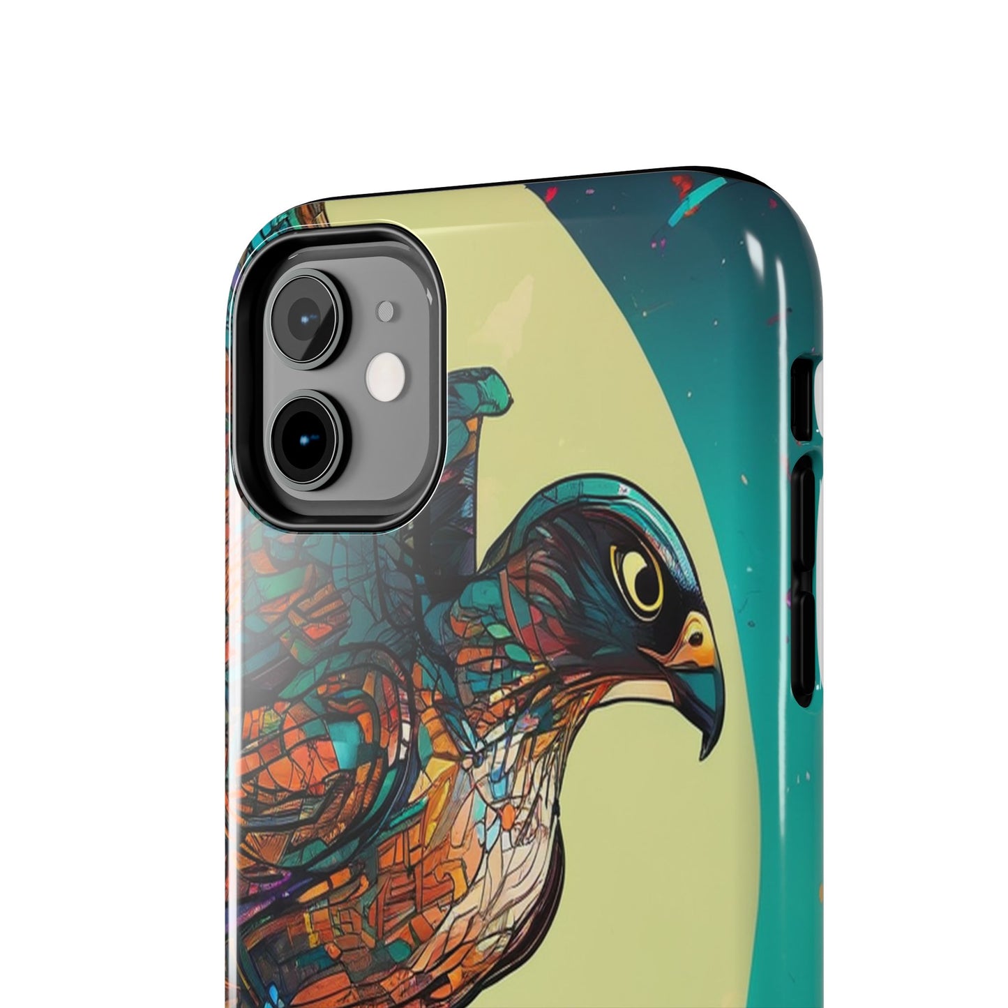 Neon Tough Phone Case - Impact-Resistant, Glossy Finish