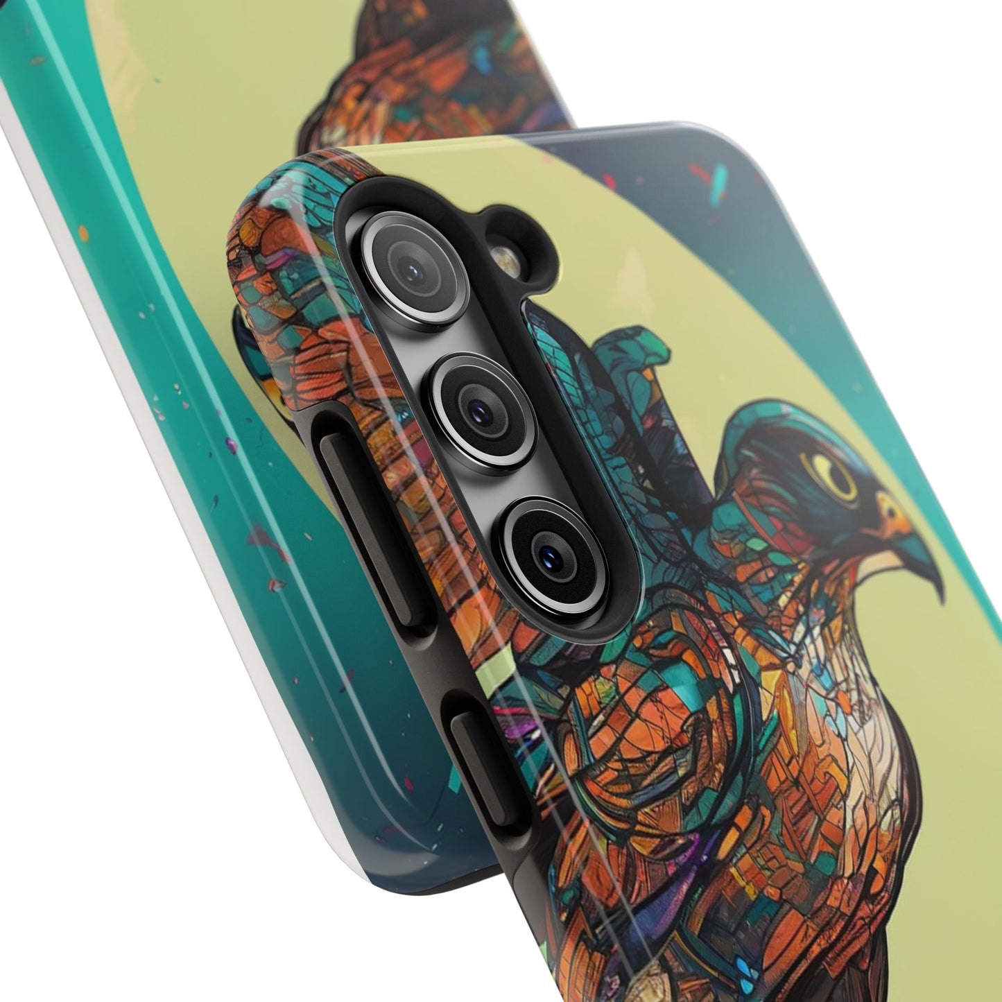 Neon Tough Phone Case - Impact-Resistant, Glossy Finish