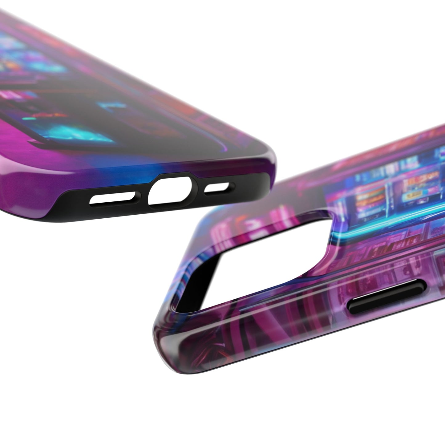 Tough Phone Case with TPU Shell - Impact-Resistant, Glossy Finish