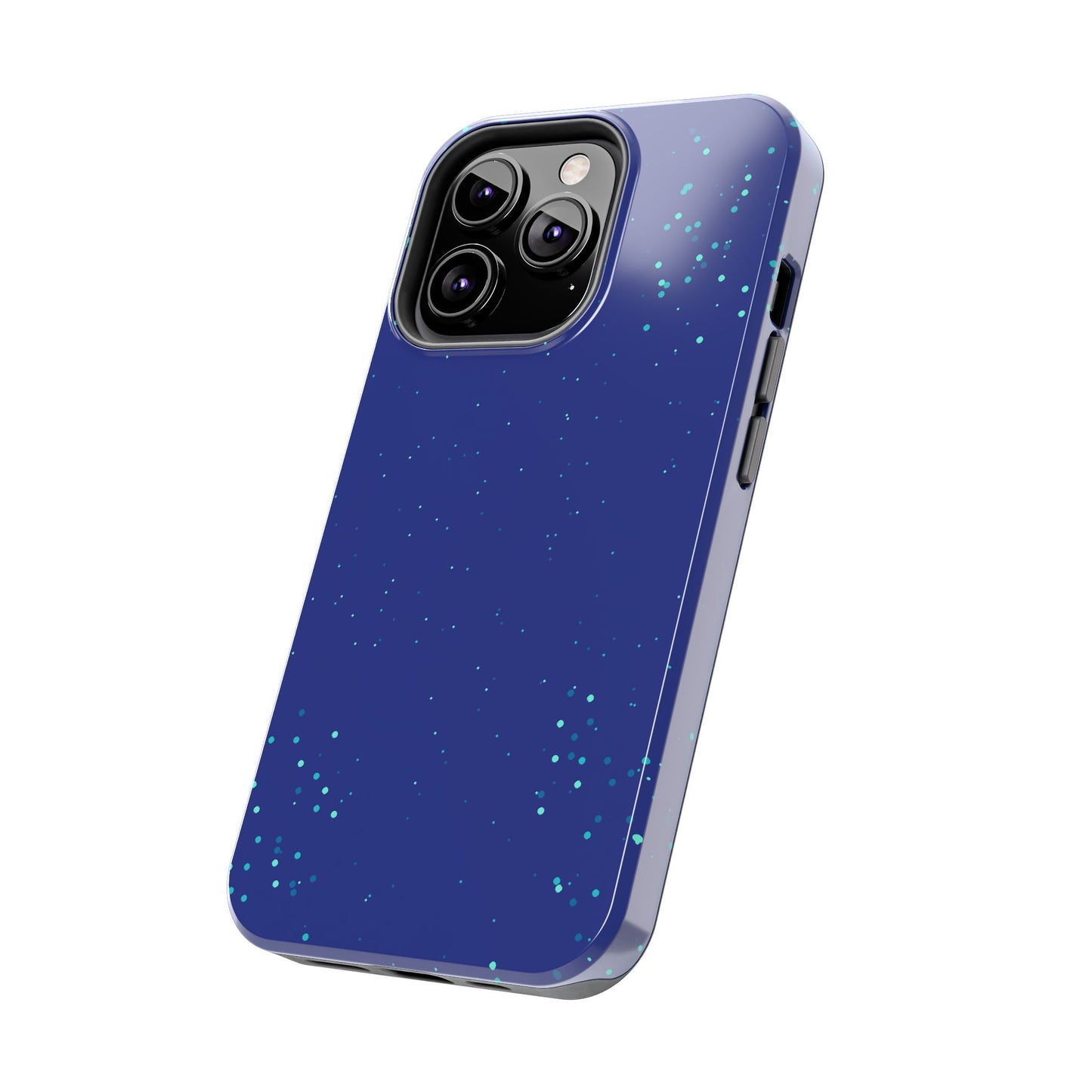Blue Abstract Dot Pattern Tough Phone Cases, Case-Mate
