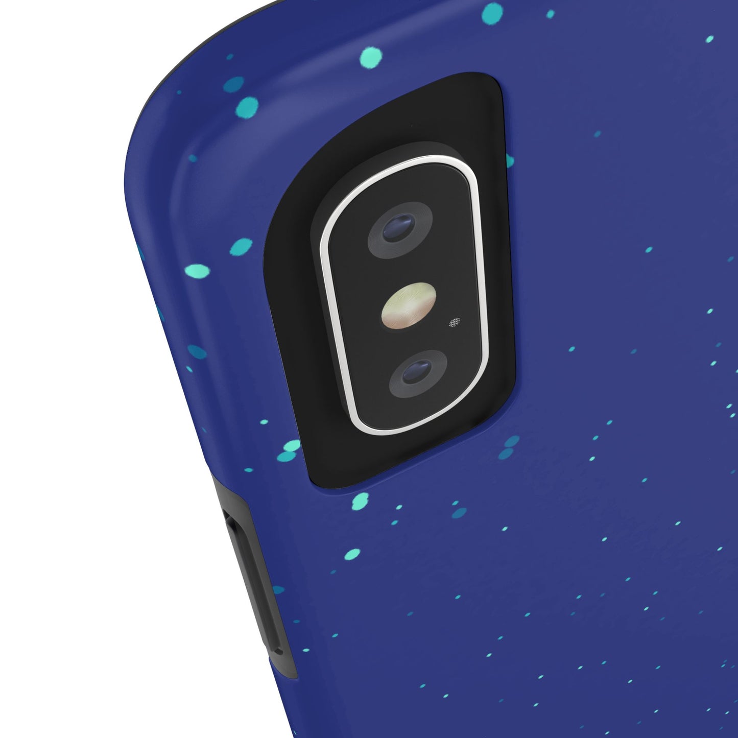 Blue Abstract Dot Pattern Tough Phone Cases, Case-Mate