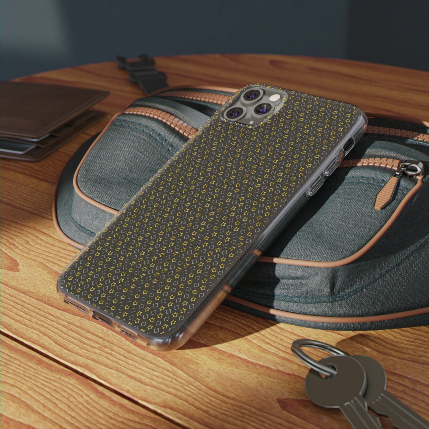 Clear Silicone Phone Case Slim Durable Open-Port Design