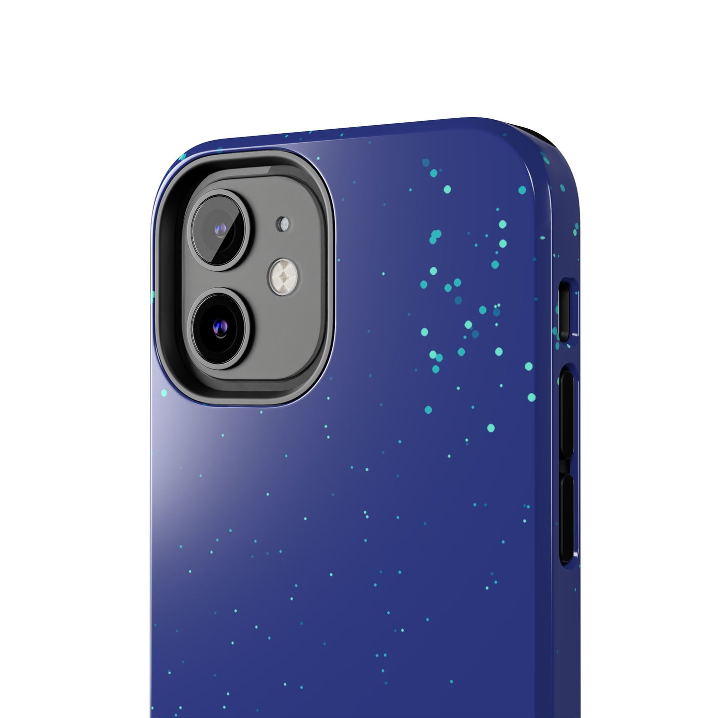 Blue Abstract Dot Pattern Tough Phone Cases, Case-Mate