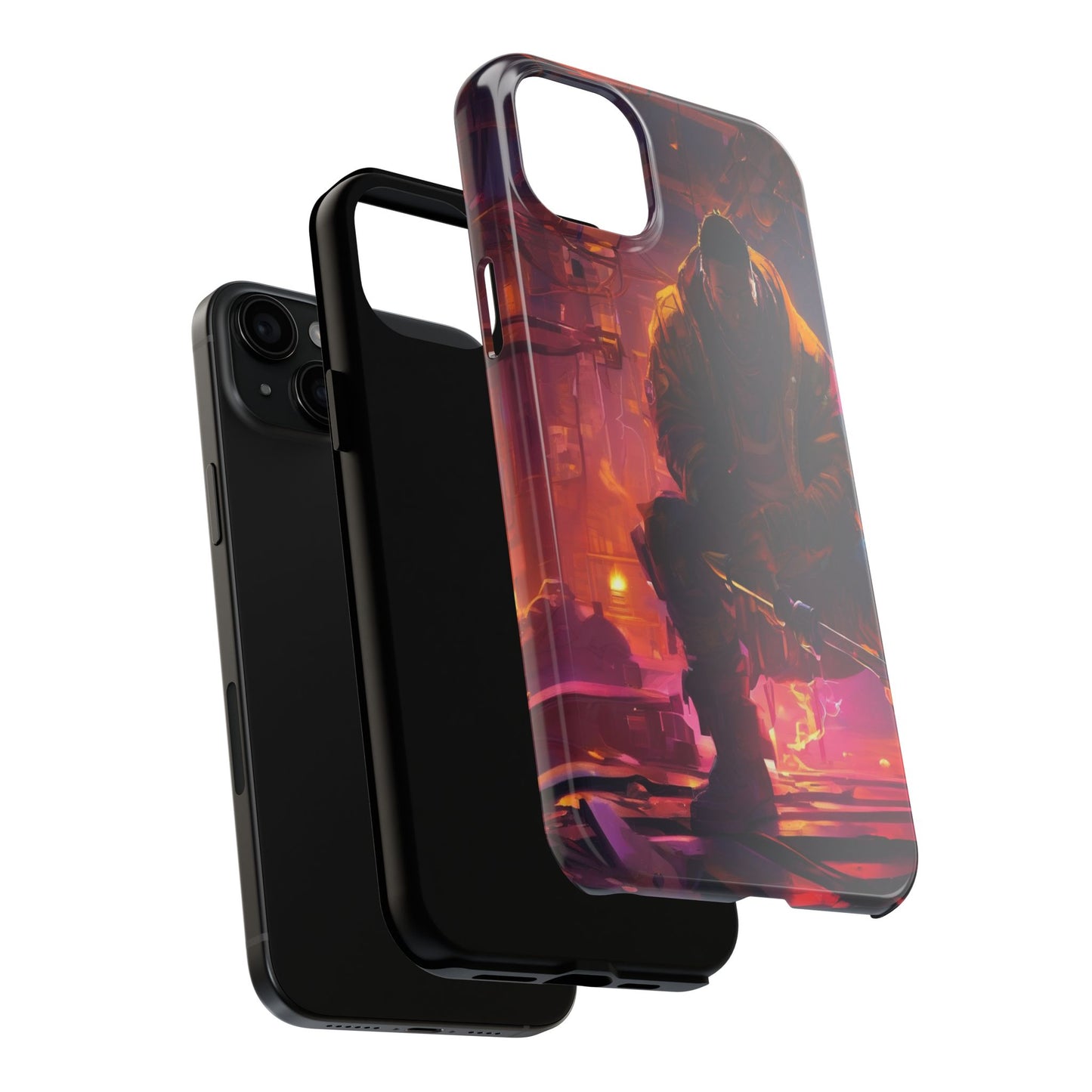 Tough Phone Case - Shockproof TPU & PC Shell for iPhone & Samsung