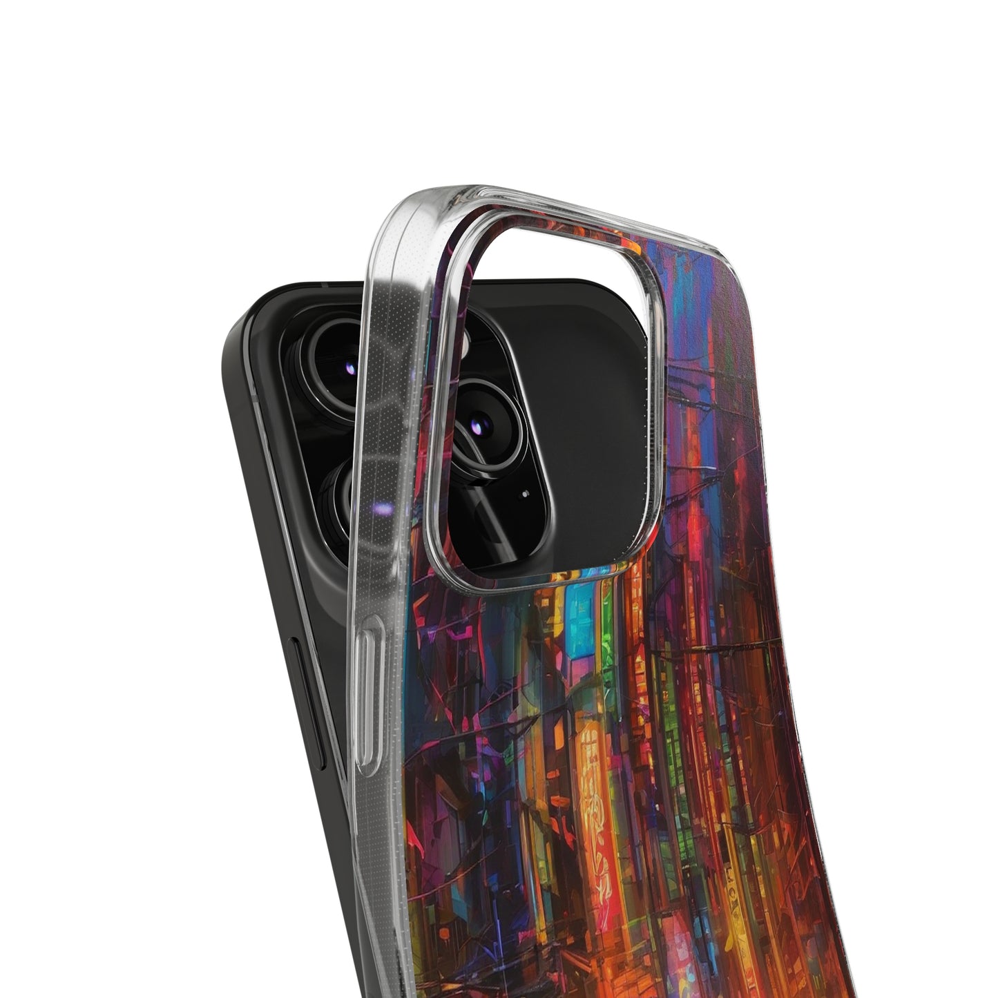 Clear Silicone Phone Case - Slim, Durable, Open-Port Design