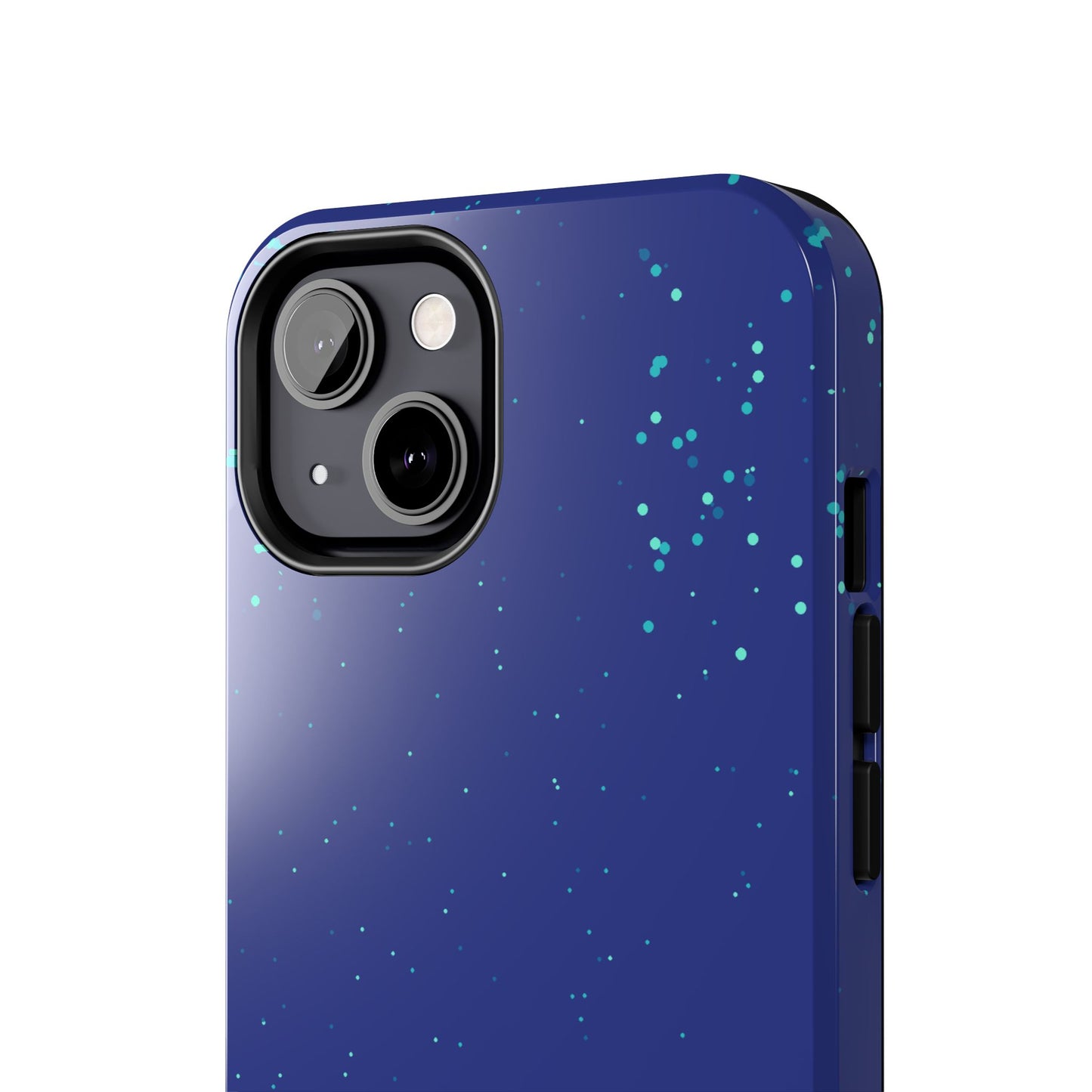Blue Abstract Dot Pattern Tough Phone Cases, Case-Mate