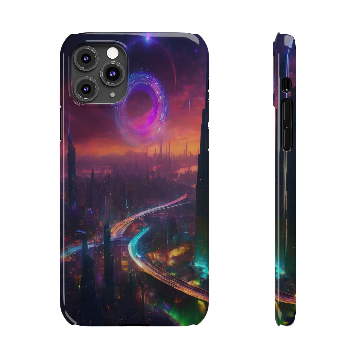 Slim Glossy Phone Case for iPhone 16 – Lexan PC
