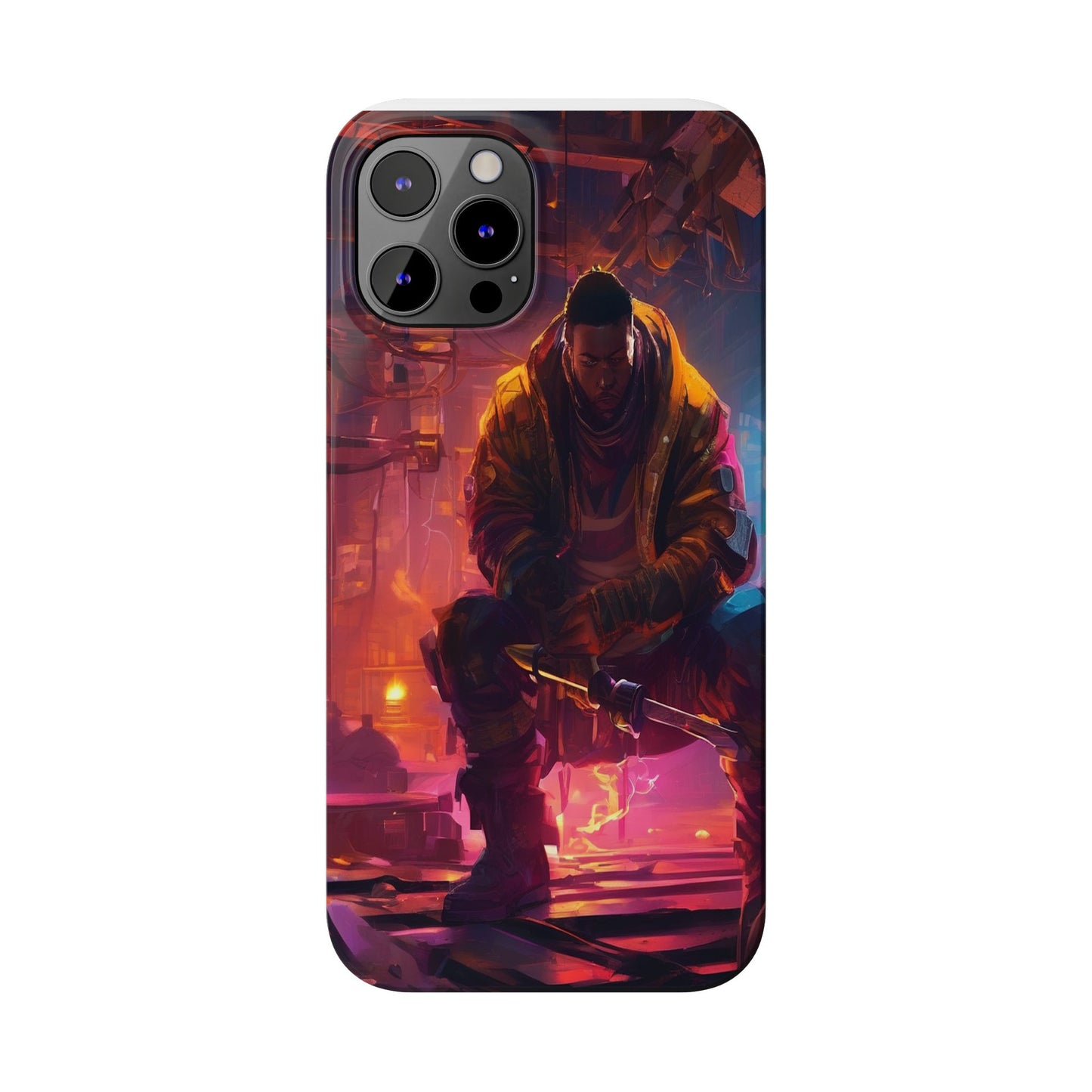 Slim Phone Case for iPhone 16 - Ultra-Thin, Glossy PC