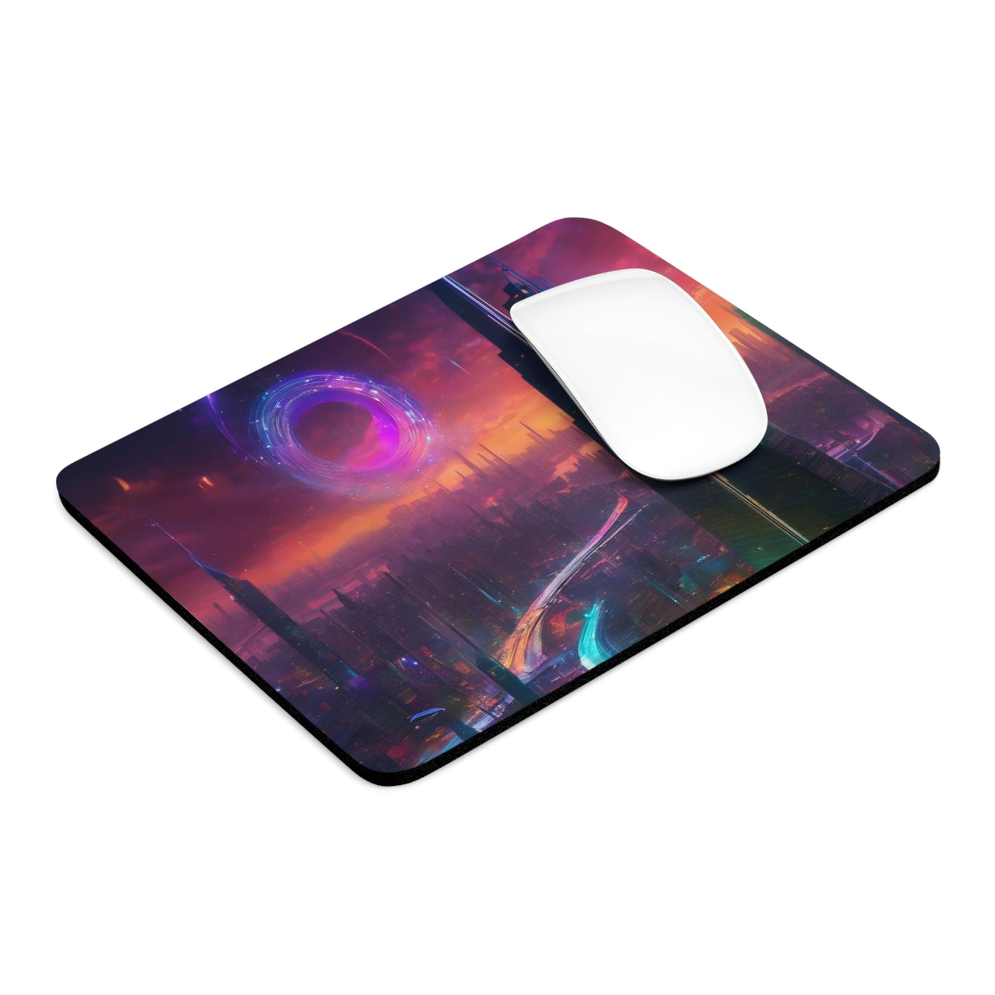Round & Rectangular Neon Neoprene Mouse Pad