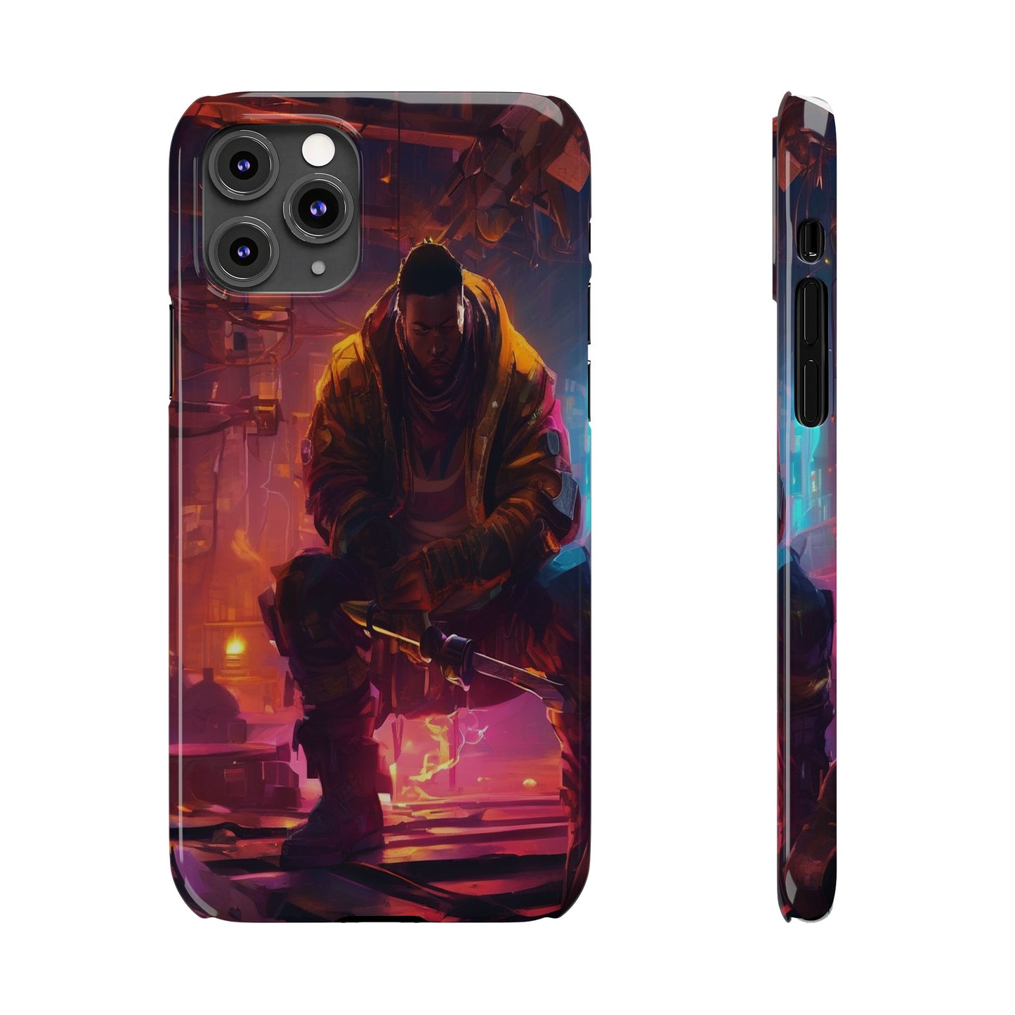 Slim Phone Case for iPhone 16 - Ultra-Thin, Glossy PC