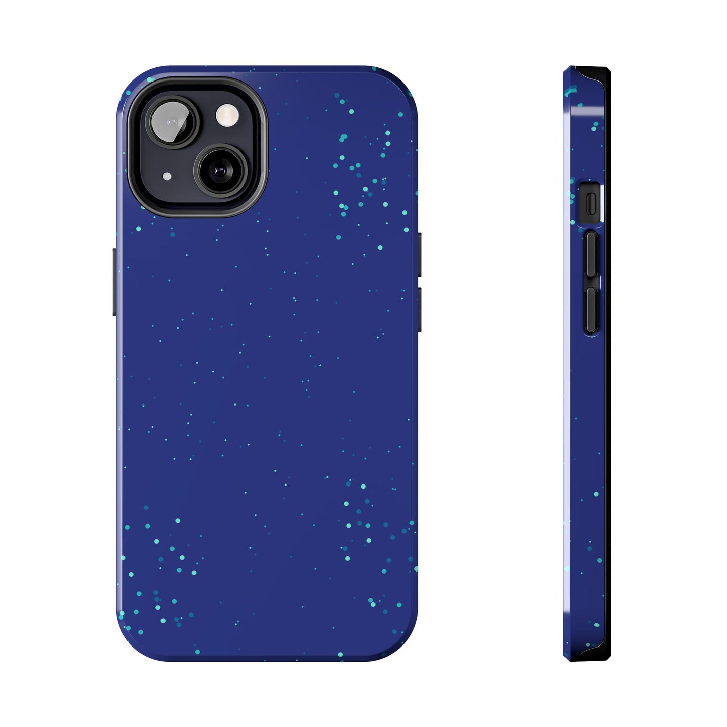 Blue Abstract Dot Pattern Tough Phone Cases, Case-Mate