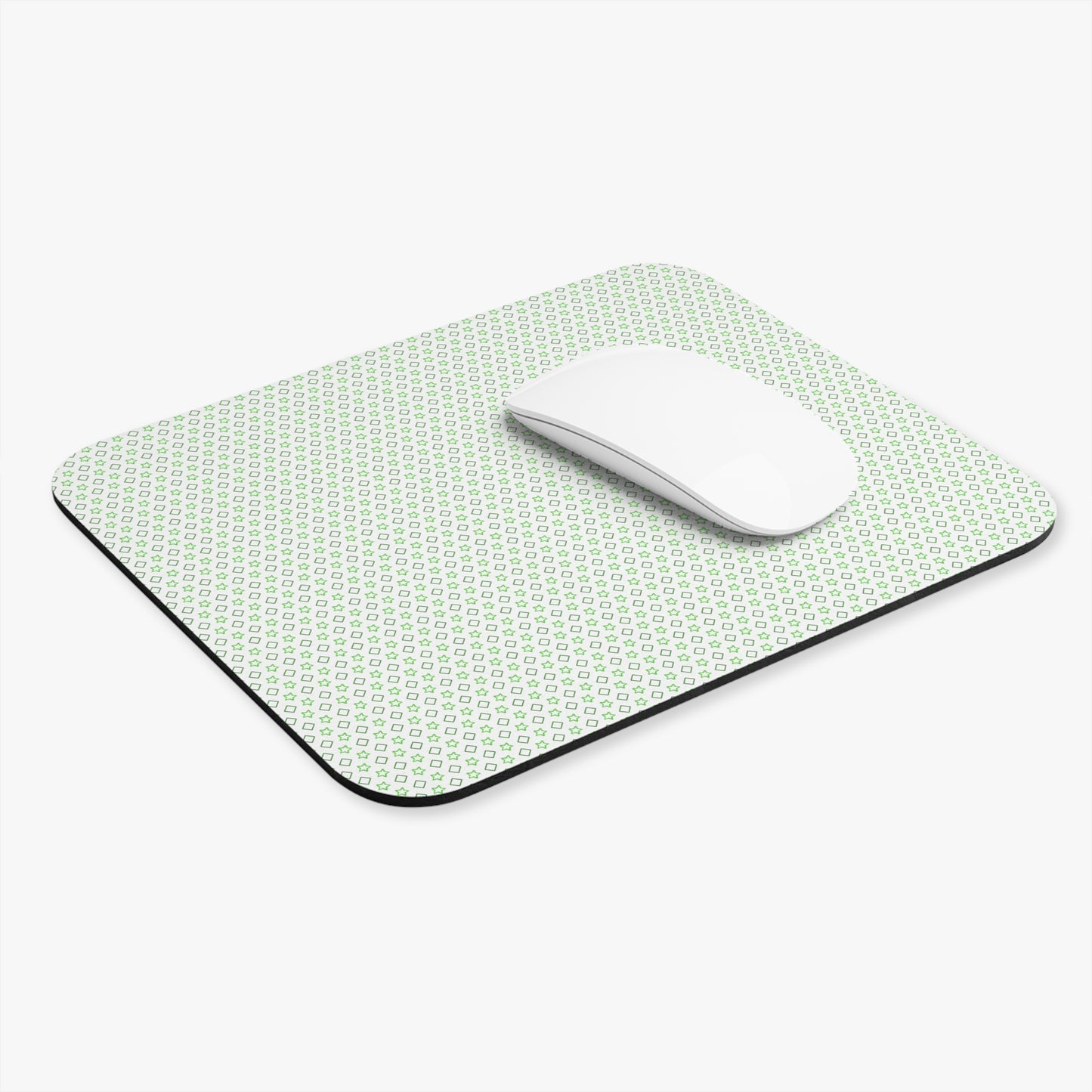 Neon Gaming Mouse Pad - Rectangular, 1/16 in Thick, Rubber Base