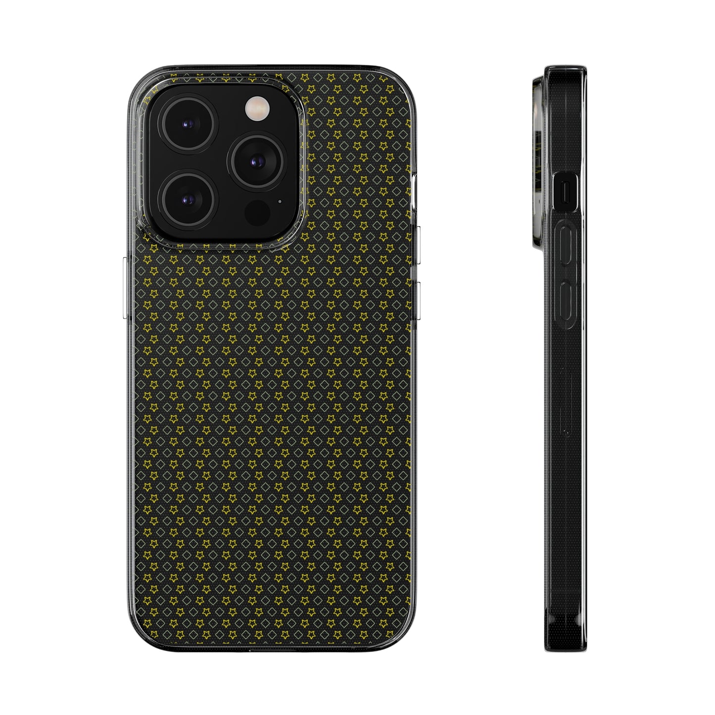 Clear Silicone Phone Case Slim Durable Open-Port Design