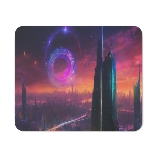 Neon Desk Mouse Pad - Customizable, One-Sided Print, 3mm Thick