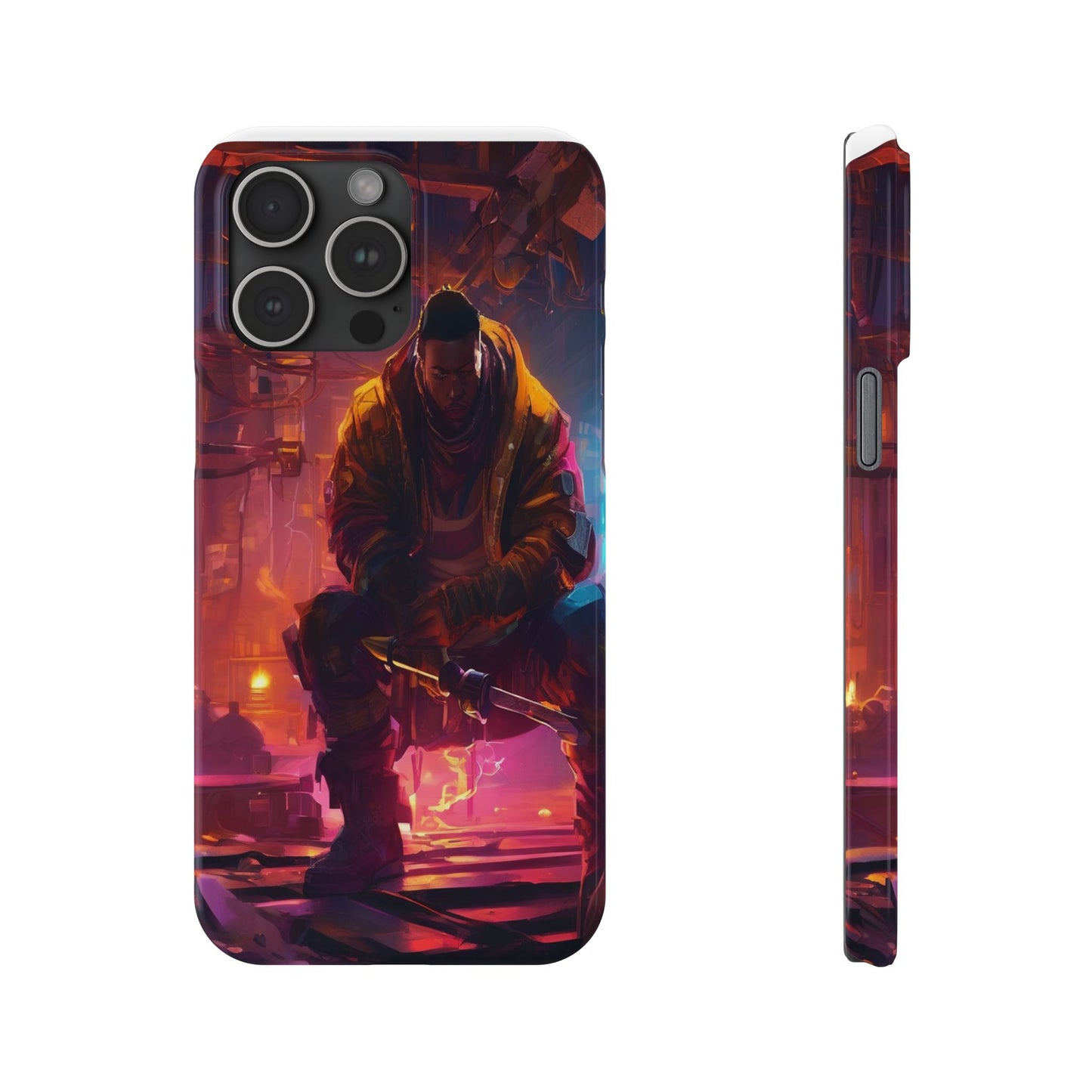 Slim Phone Case for iPhone 16 - Ultra-Thin, Glossy PC