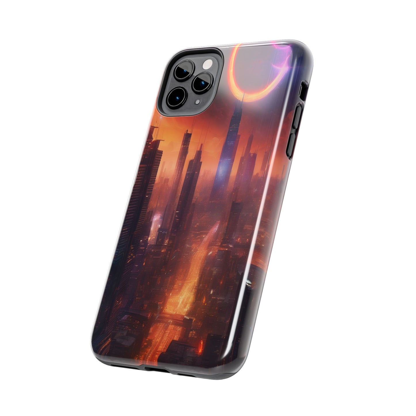 Rugged Phone Case - Impact-Resistant Dual-Layer TPU/PC, Glossy