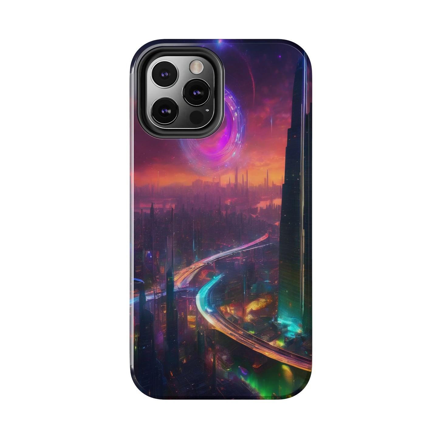 Tough Phone Case – Shockproof TPU/Polycarbonate for iPhone & Samsung