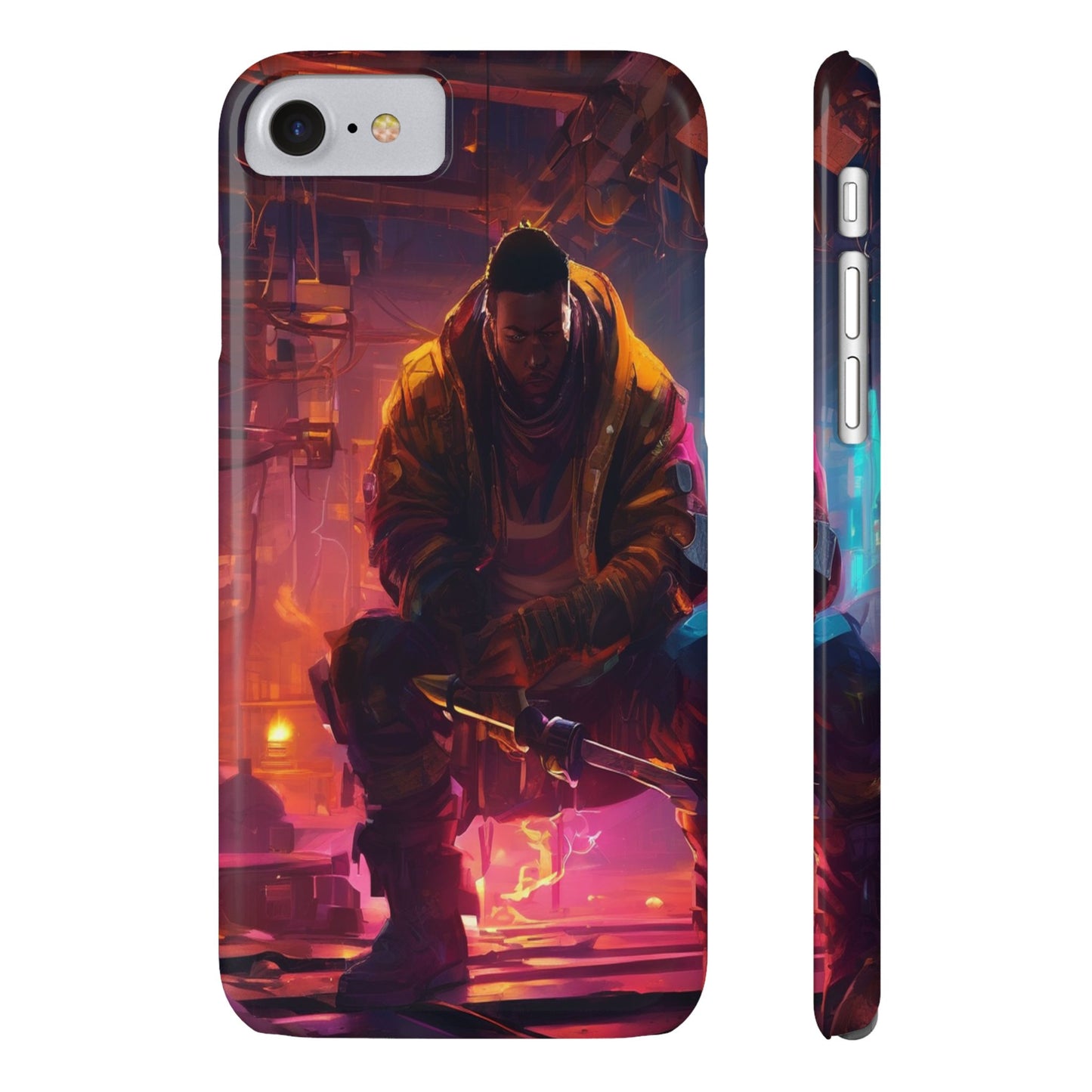 Slim Phone Case for iPhone 16 - Ultra-Thin, Glossy PC