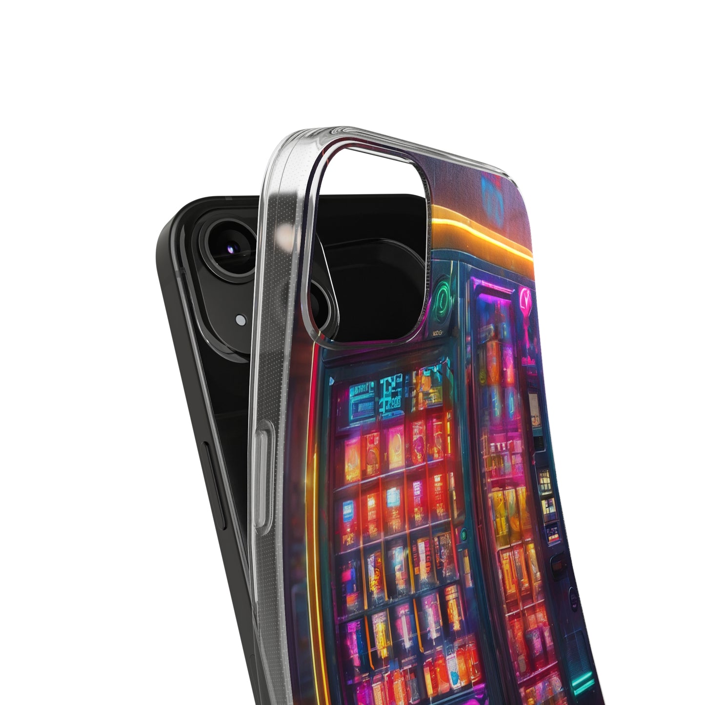 Neon Clear Silicone Phone Case - Slim & Flexible Protection