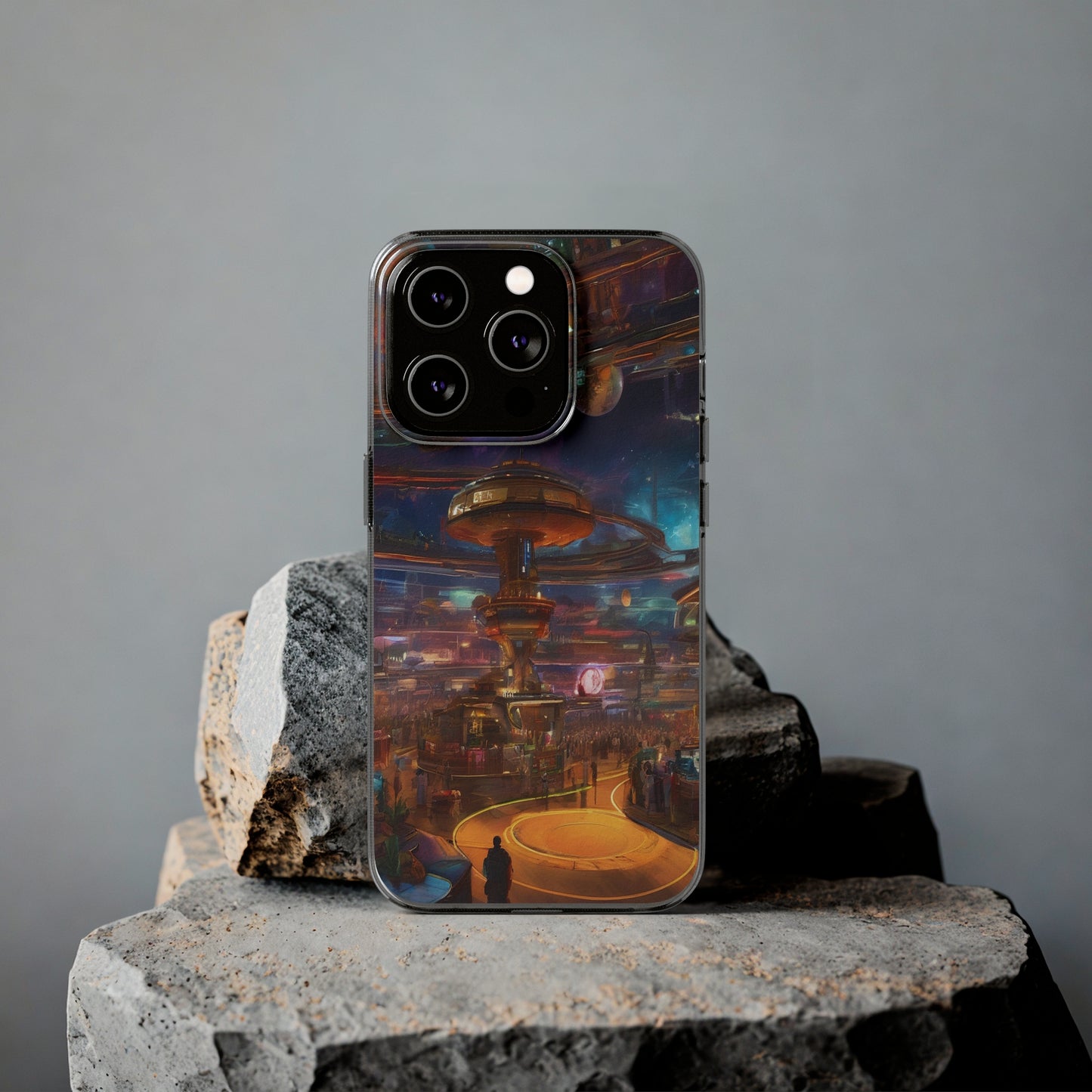 Clear Silicone Phone Case - Slim, Durable, Open-Port Design