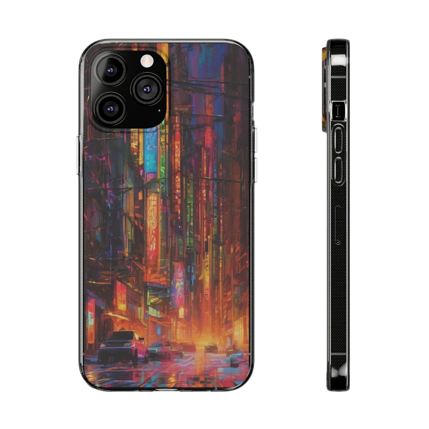 Clear Silicone Phone Case - Slim, Durable, Open-Port Design