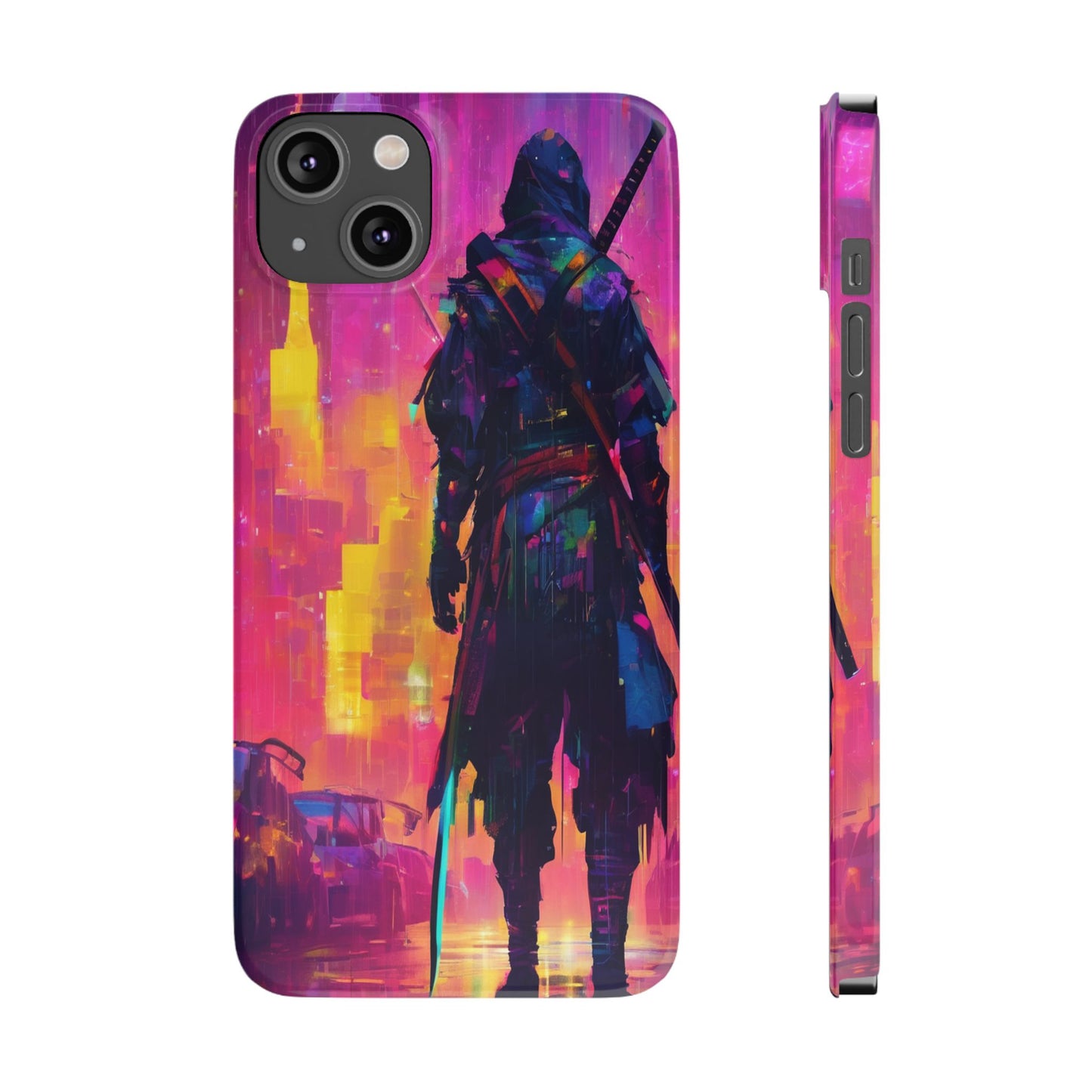 Neon Slim Phone Case for iPhone 16 - Glossy Lexan Finish