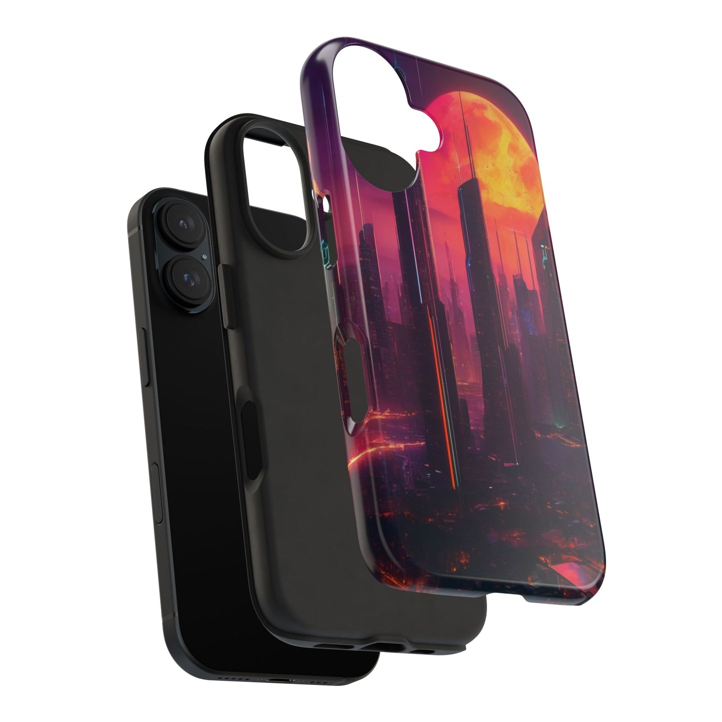Tough Phone Case: Shockproof 2-Piece TPU/PC Shell